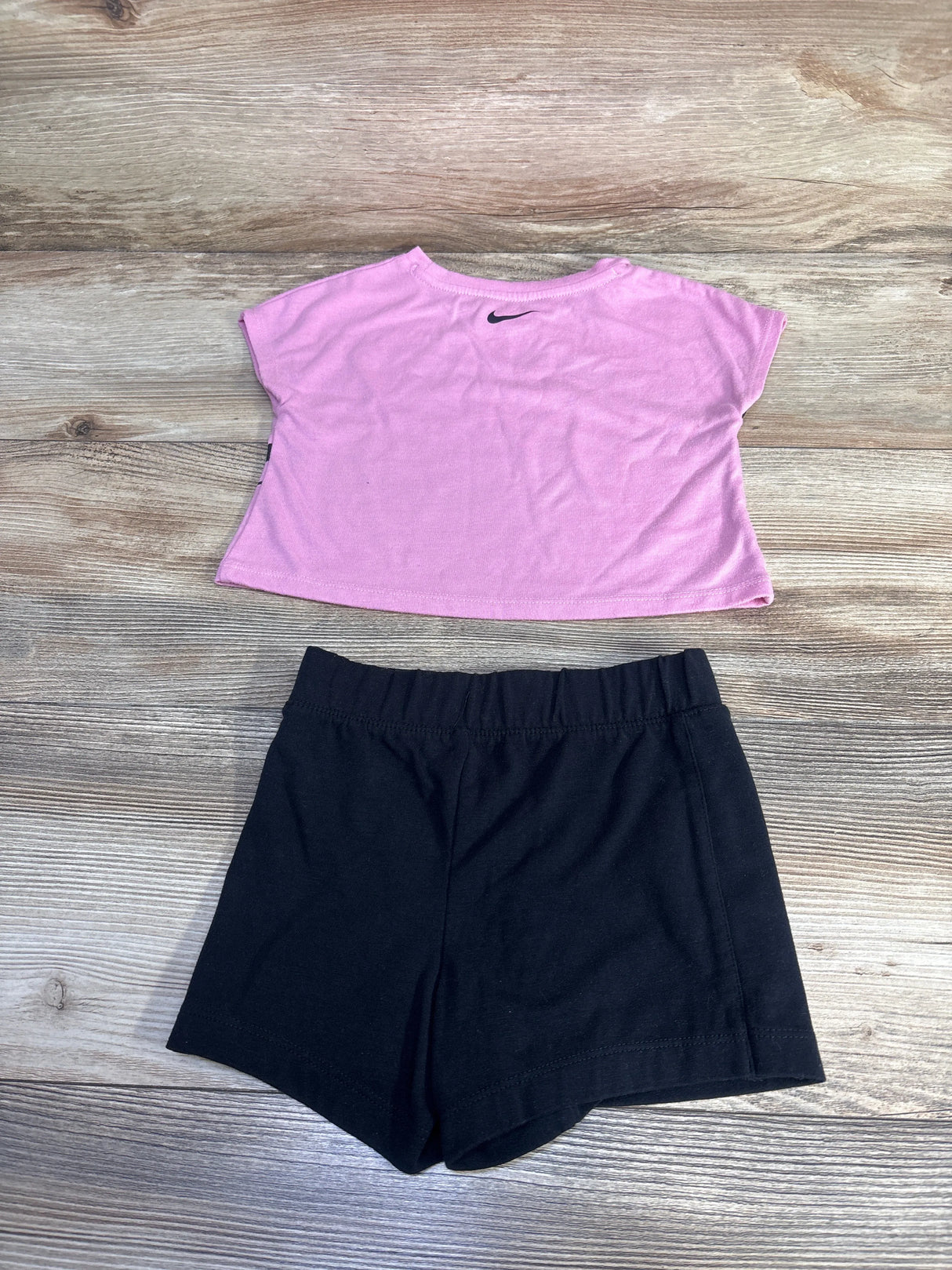 Nike Swoosh Graphic T-Shirt & Skort Set Pink sz 2T