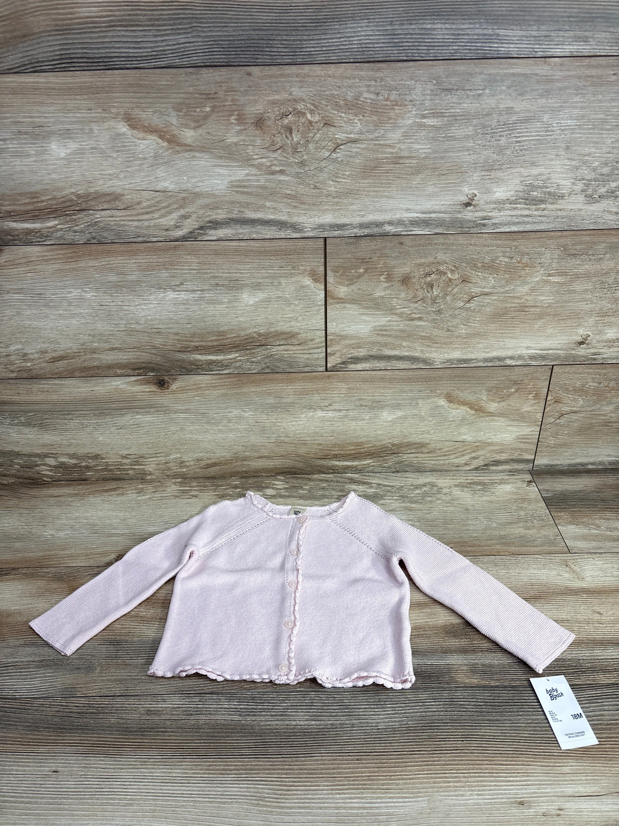 NEW OshKosh Button Front Cardigan Pink sz 18m