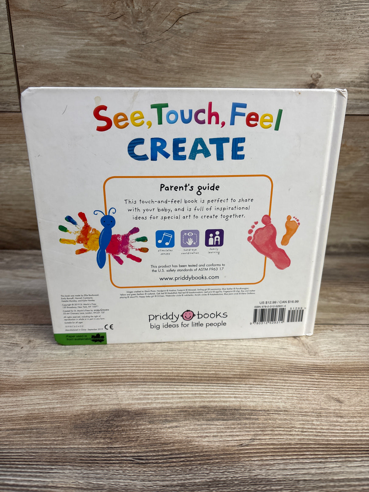 See, Touch, Feel: Create: A Creative Play Board Book