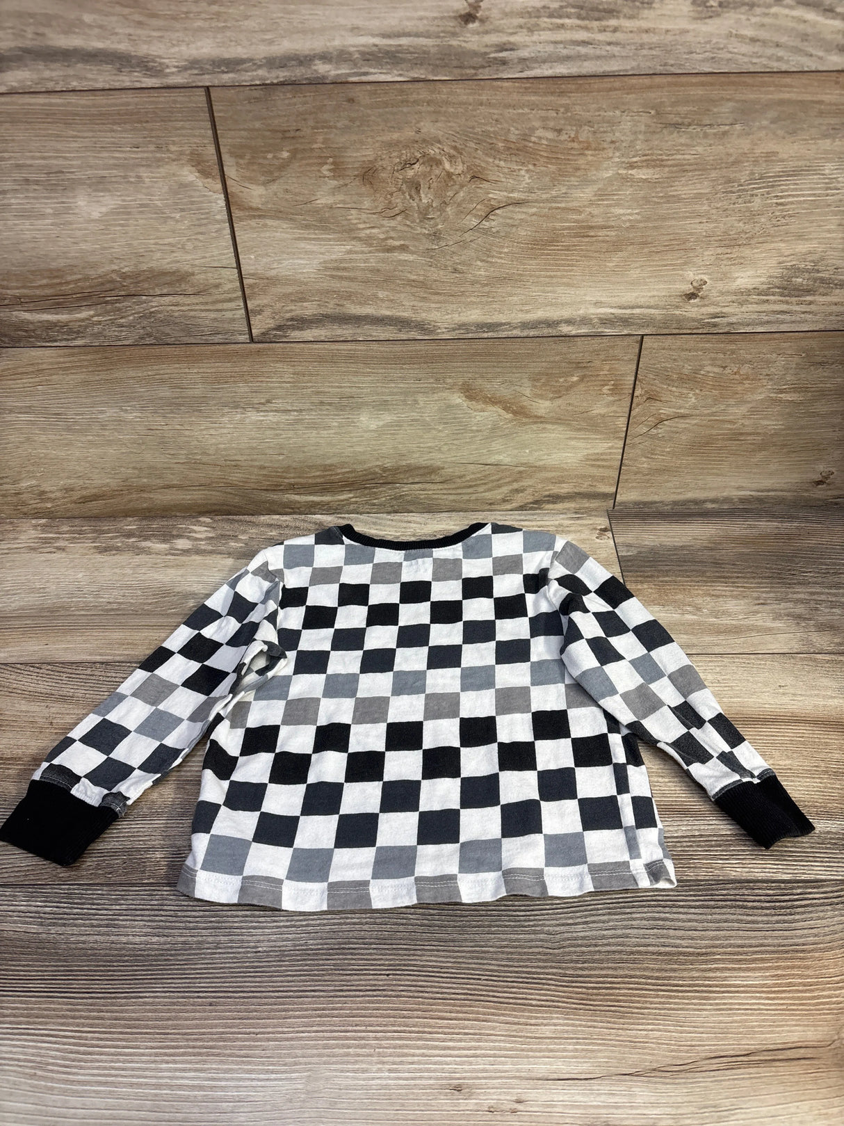 Old Navy Checker Shirt White sz 3T