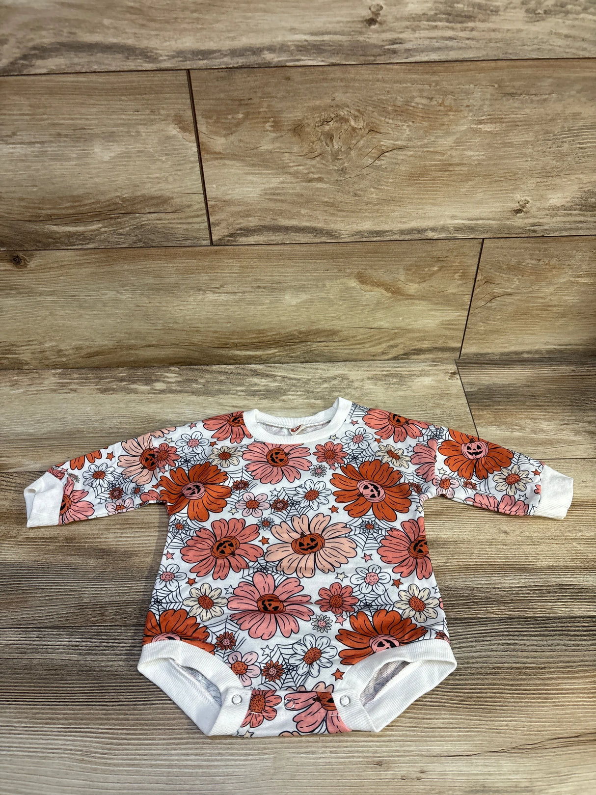 Douhoow Halloween Sweater Bubble Romper White sz 12m