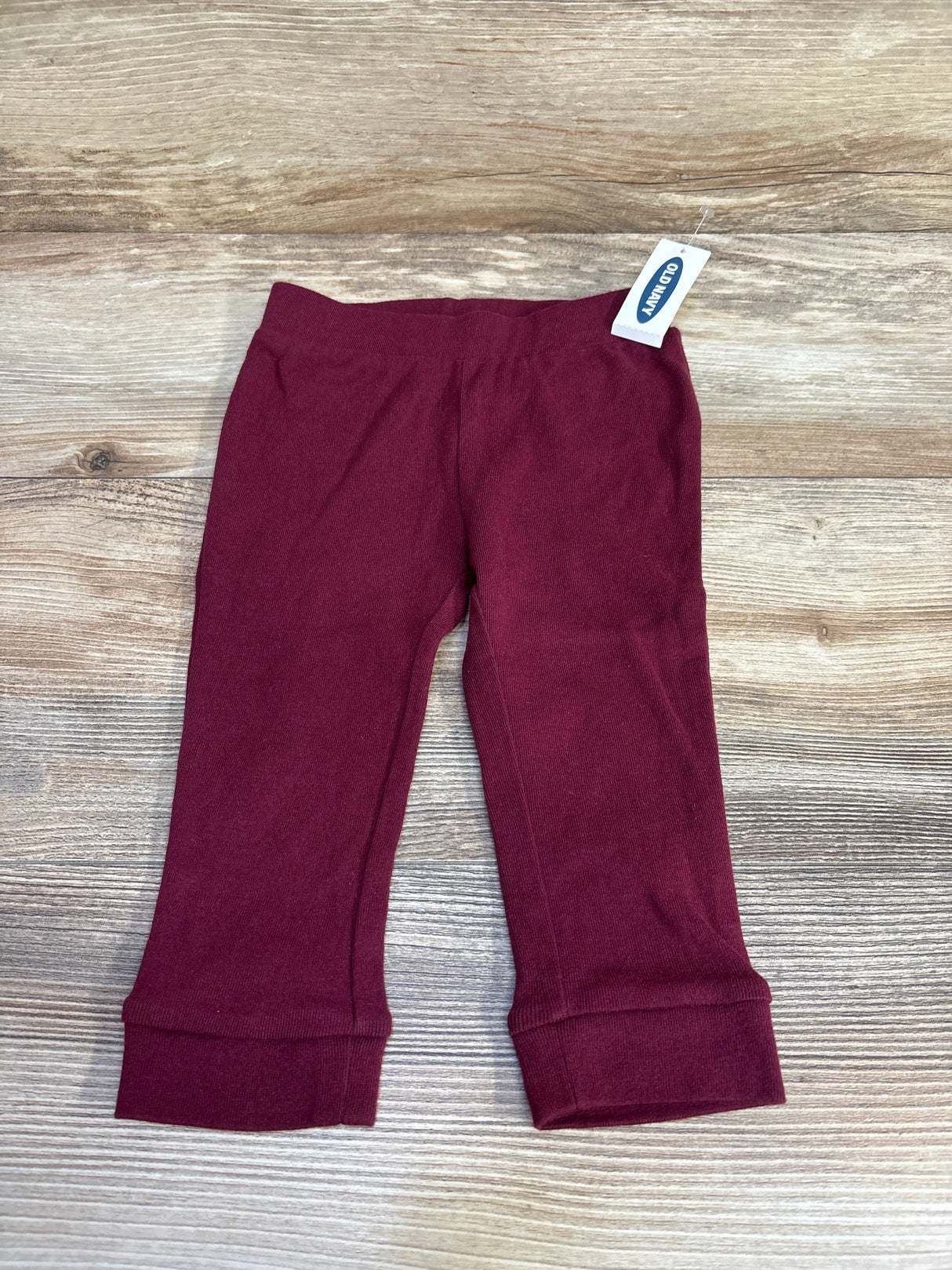 NEW Old Navy Pull On Pants Burgundy sz 12-18m - Me n Mommy To Be