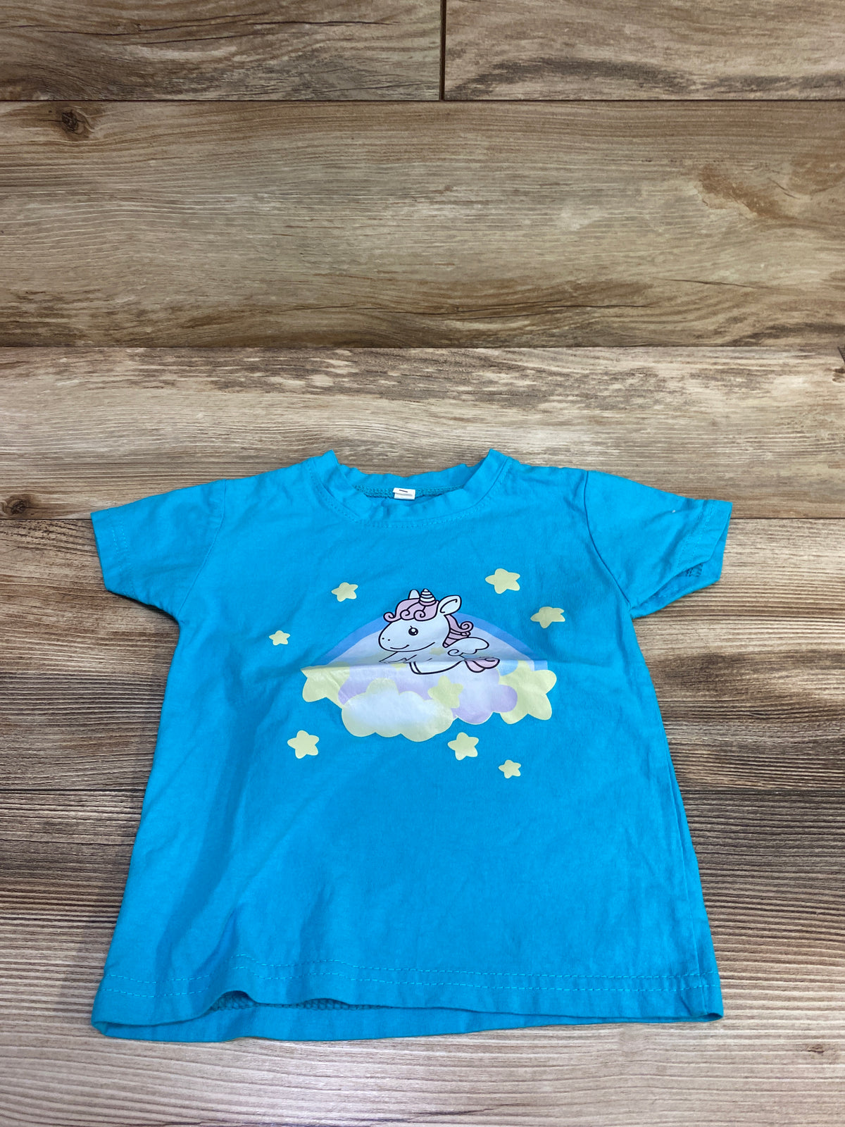 Unicorn Shirt Blue sz 2T