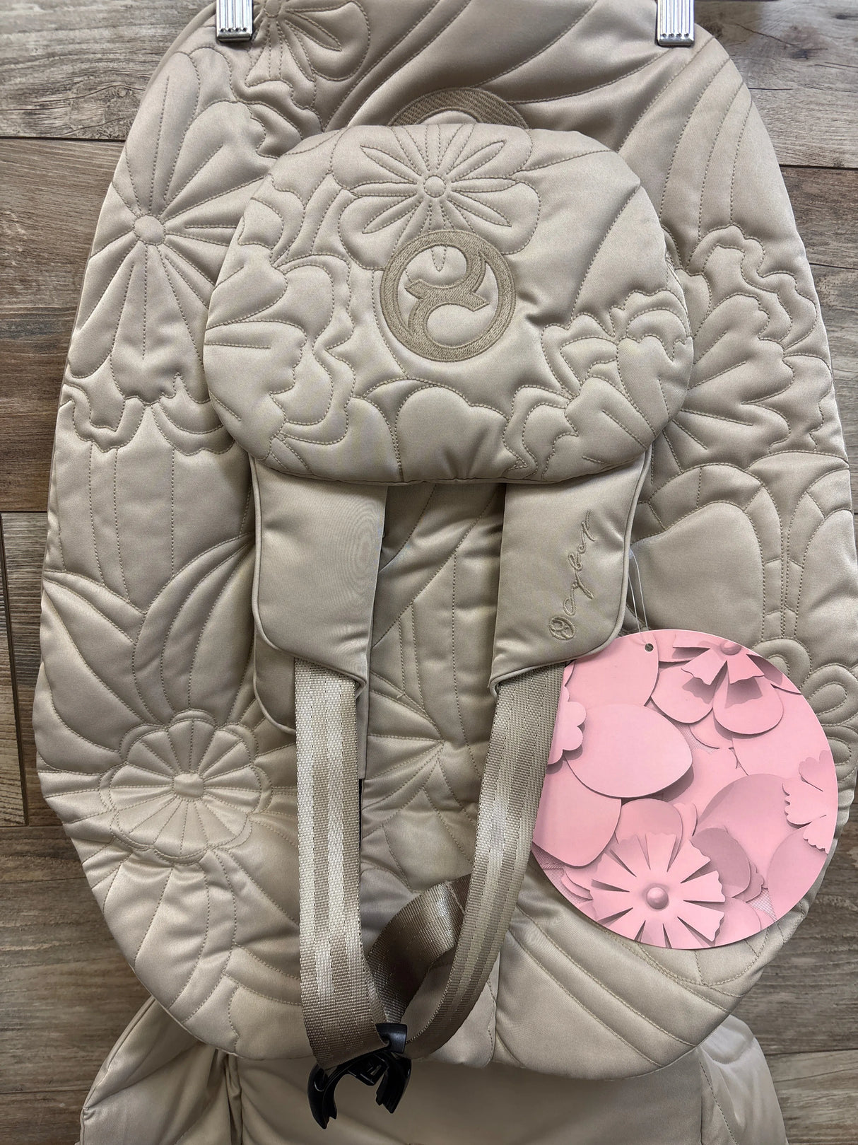 Cybex Platinum Mios Seat Pack in Floral Nude Beige