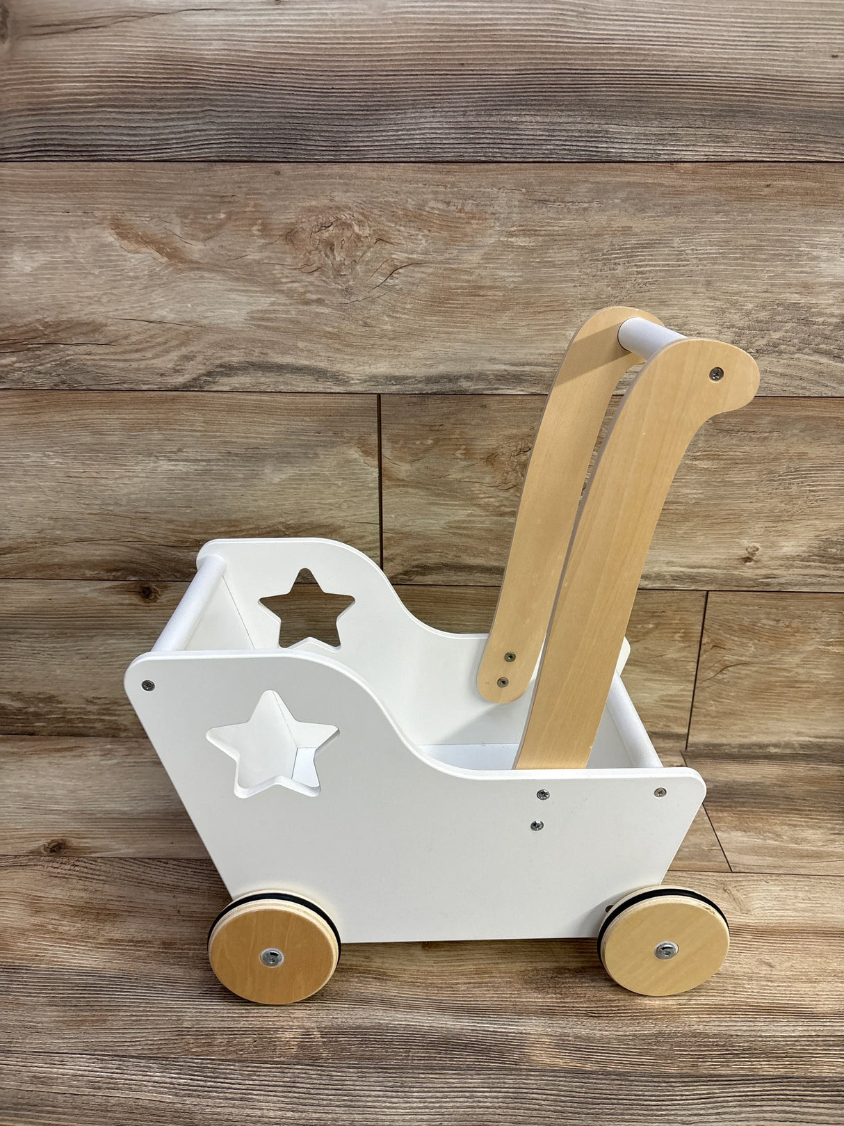Moover Wooden Doll Pram - White