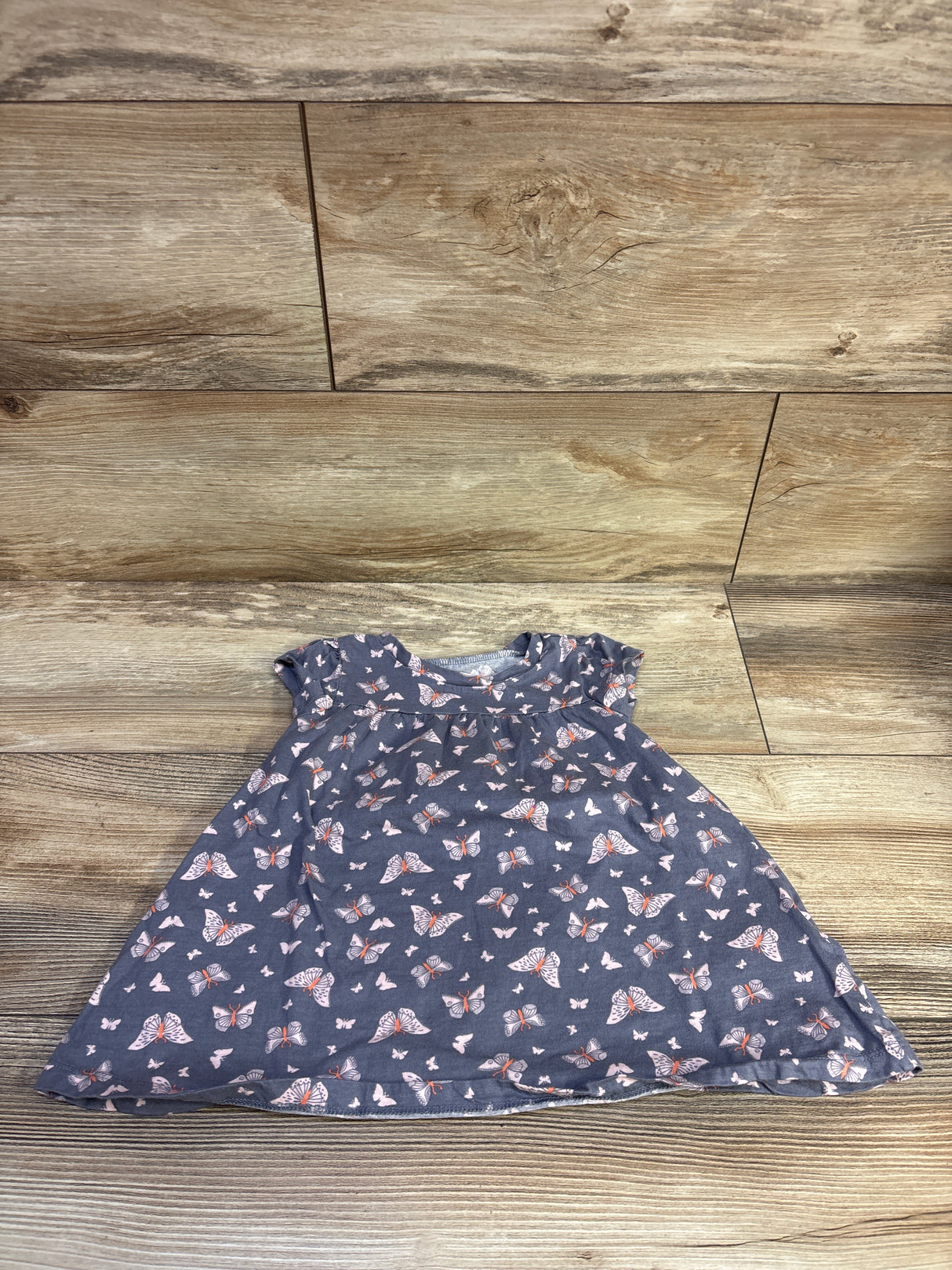 Simple Joys Butterfly Dress Grey sz 12m