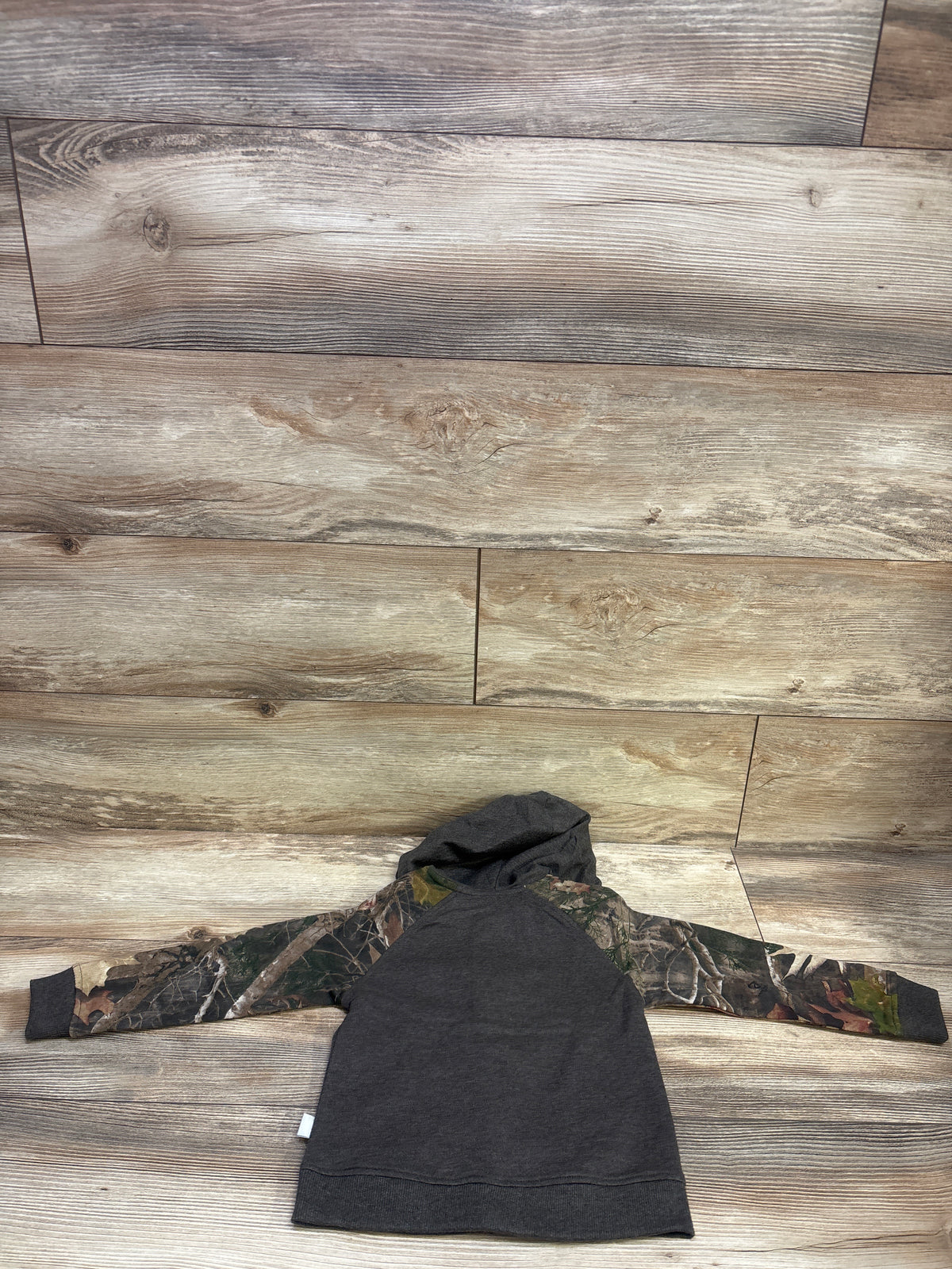Outdoor Kids Camo Zip-Up Jacket Grey sz 2T