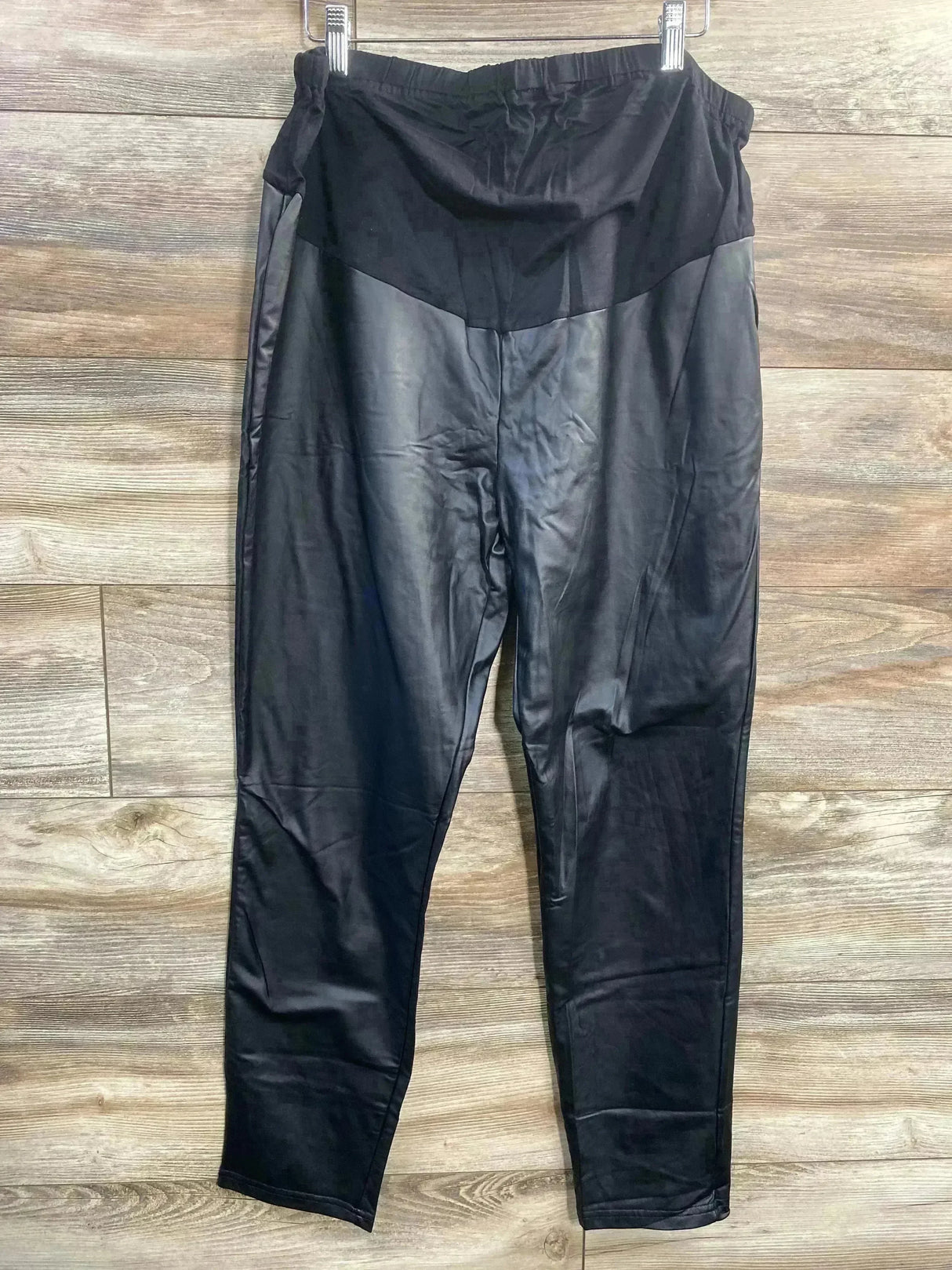 Shein Maternity Faux Leather Pants Black sz XXL - Me n Mommy To Be