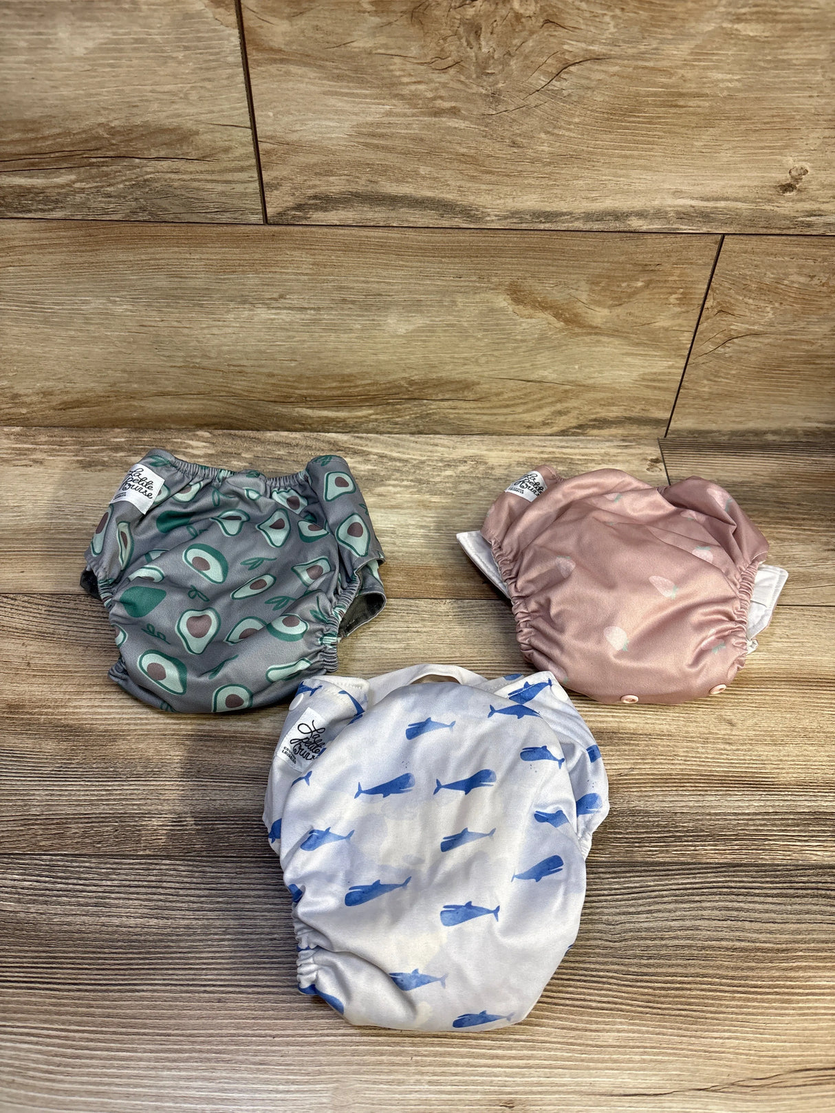 La Petite Ourse Evolution Reusable Cloth Pocket Diapers with Inserts 3pk