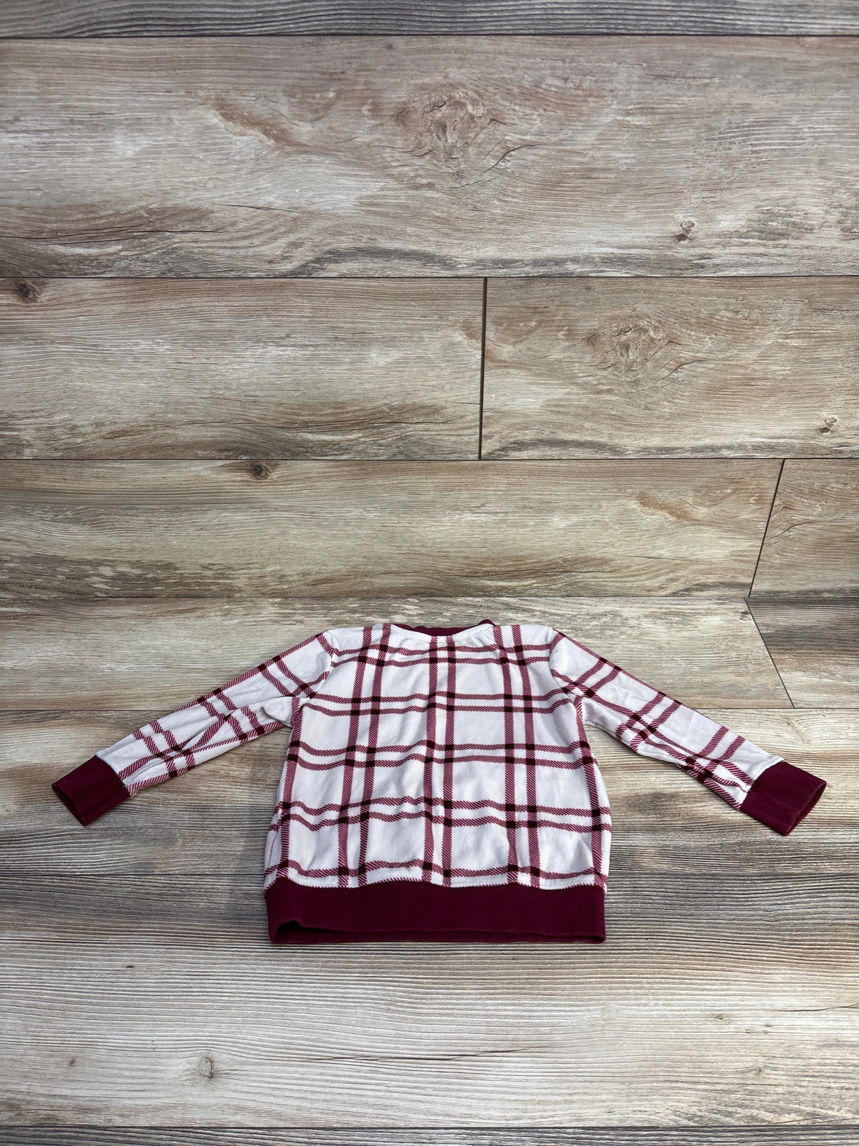 Cat & Jack Plush Sweatshirt Red sz 2T