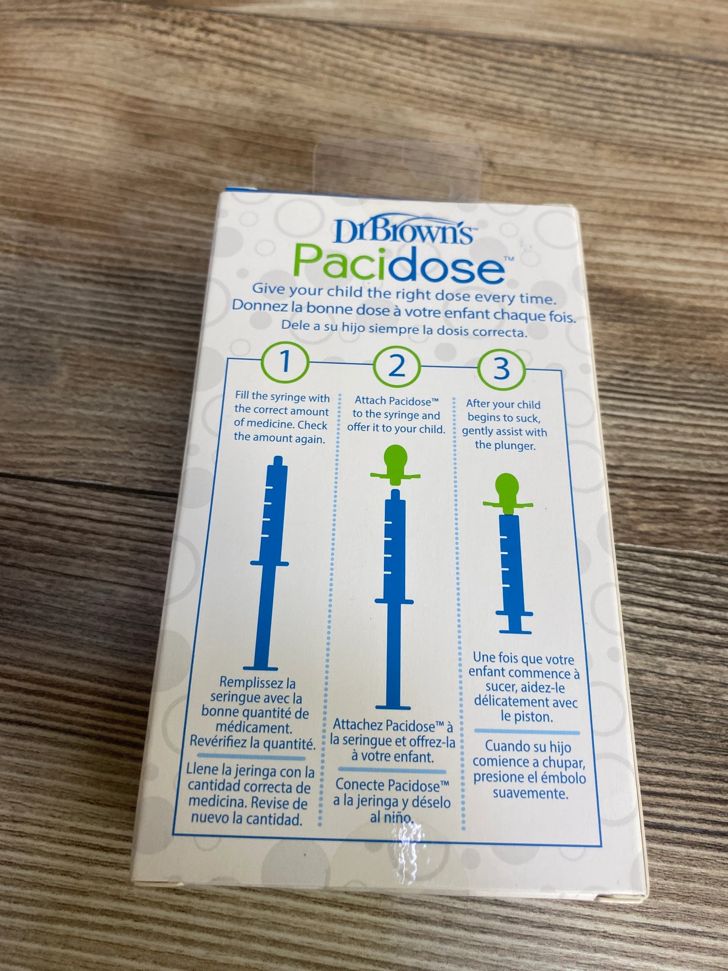 NEW Dr. Brown's Pacidose Liquid Medication Dispenser