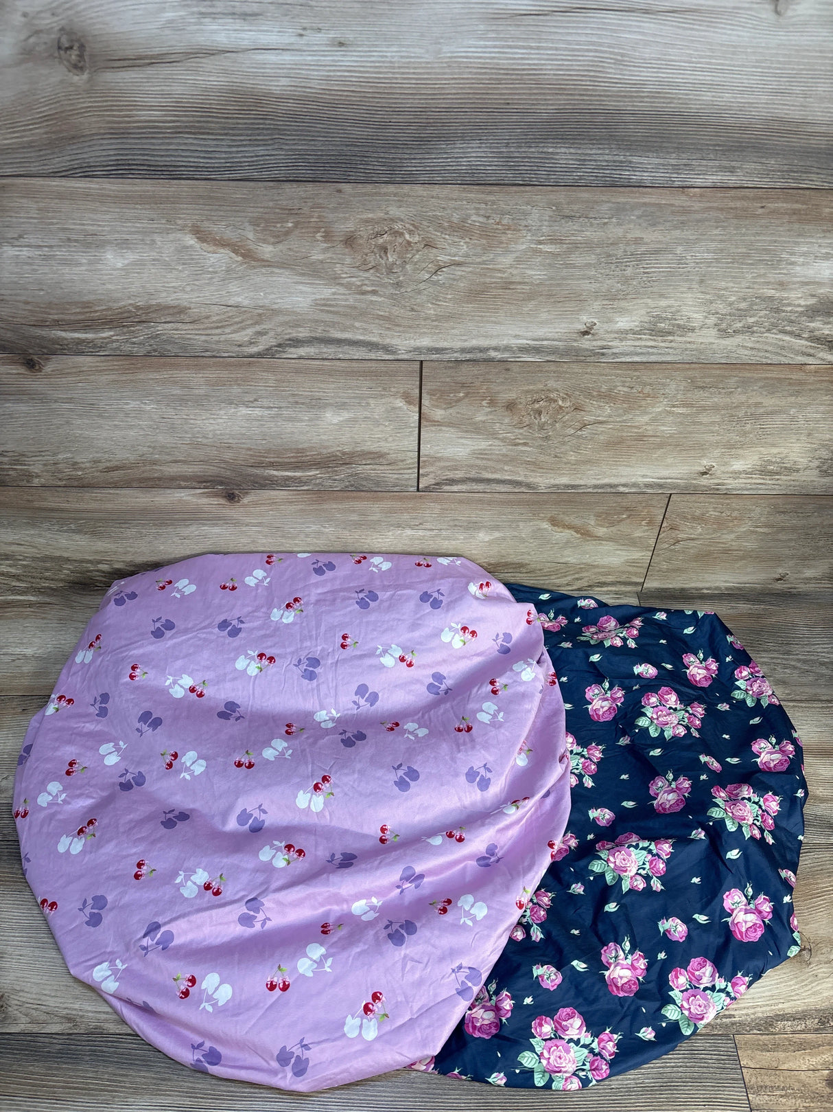 Yoofoss Pack and play/Bassinet Sheets Floral Purple 2pk