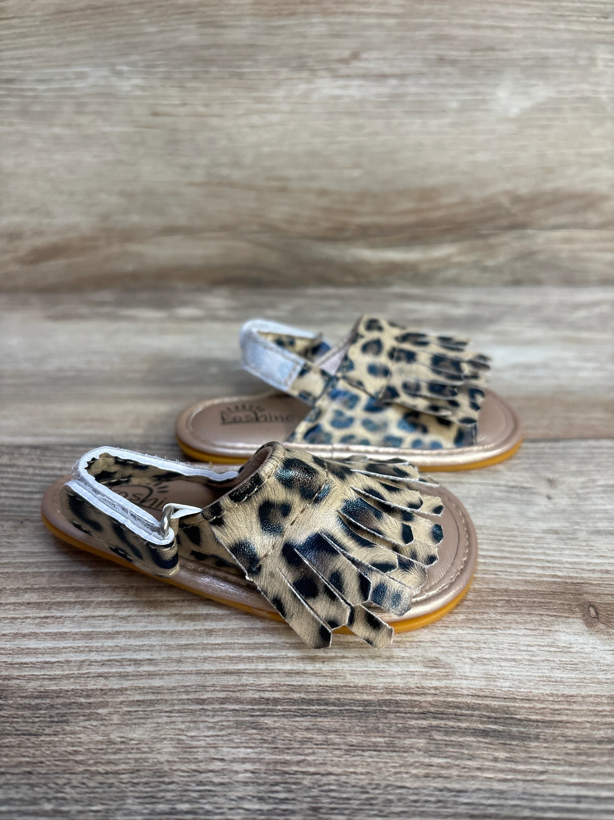 Koshine Tassel Leopard Print Sandals sz 4c - Me n Mommy To Be