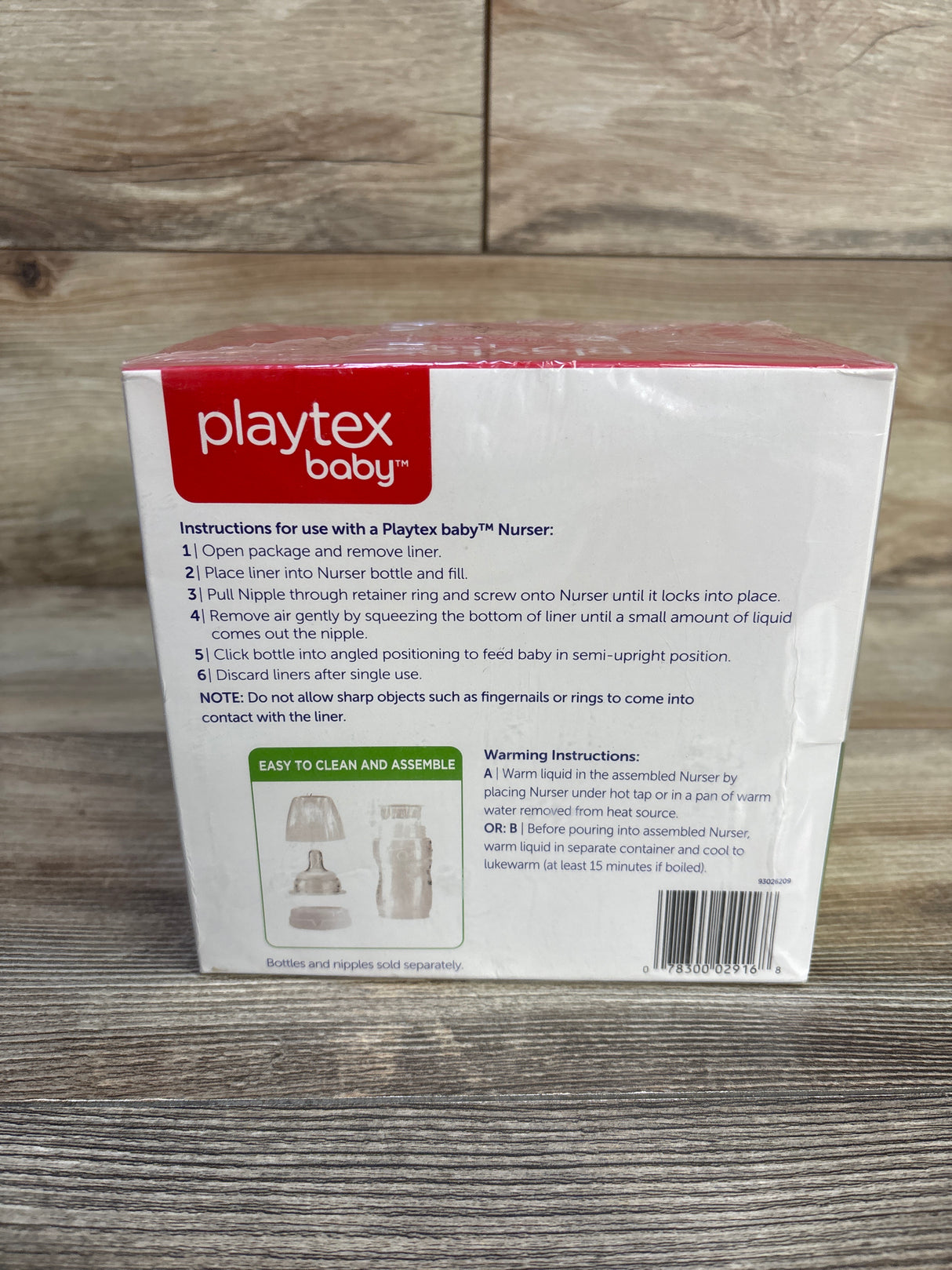 NEW Playtex Baby Pre-Sterilized Nurser Drop-Ins Liners 4oz 150ct.