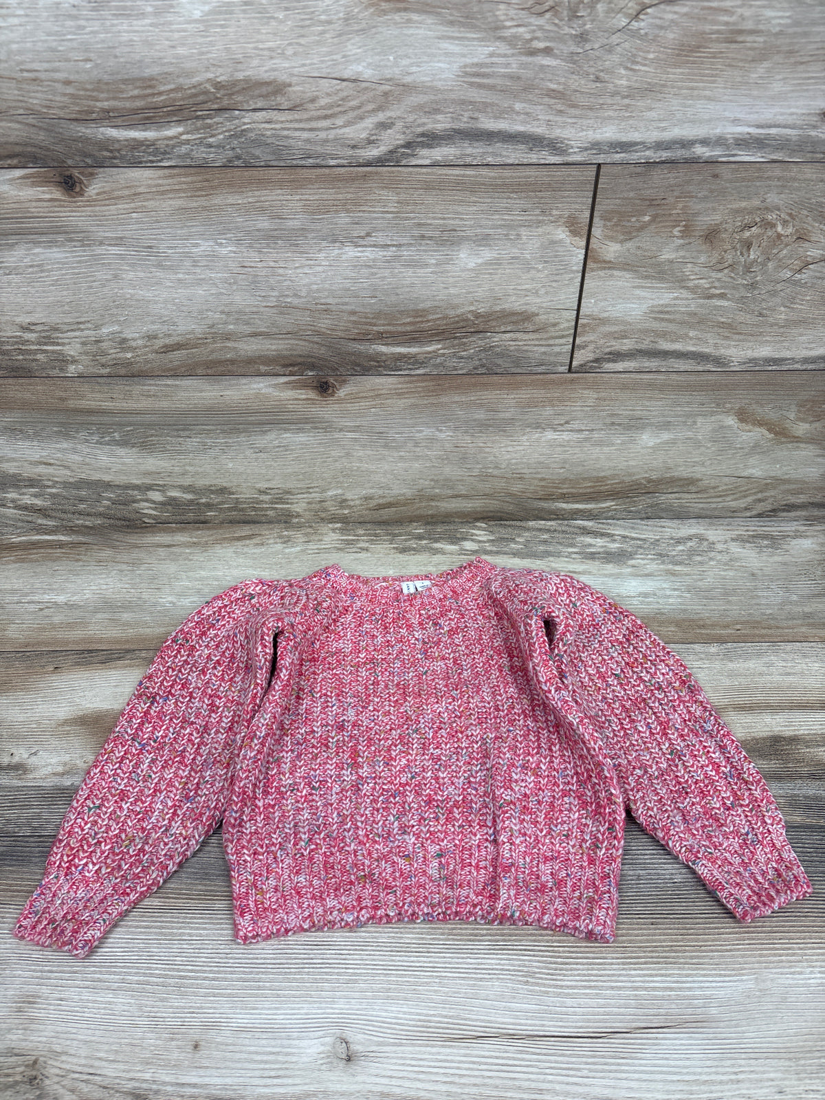 Janie & Jack Chunky Knit Sweater Pink sz 3T