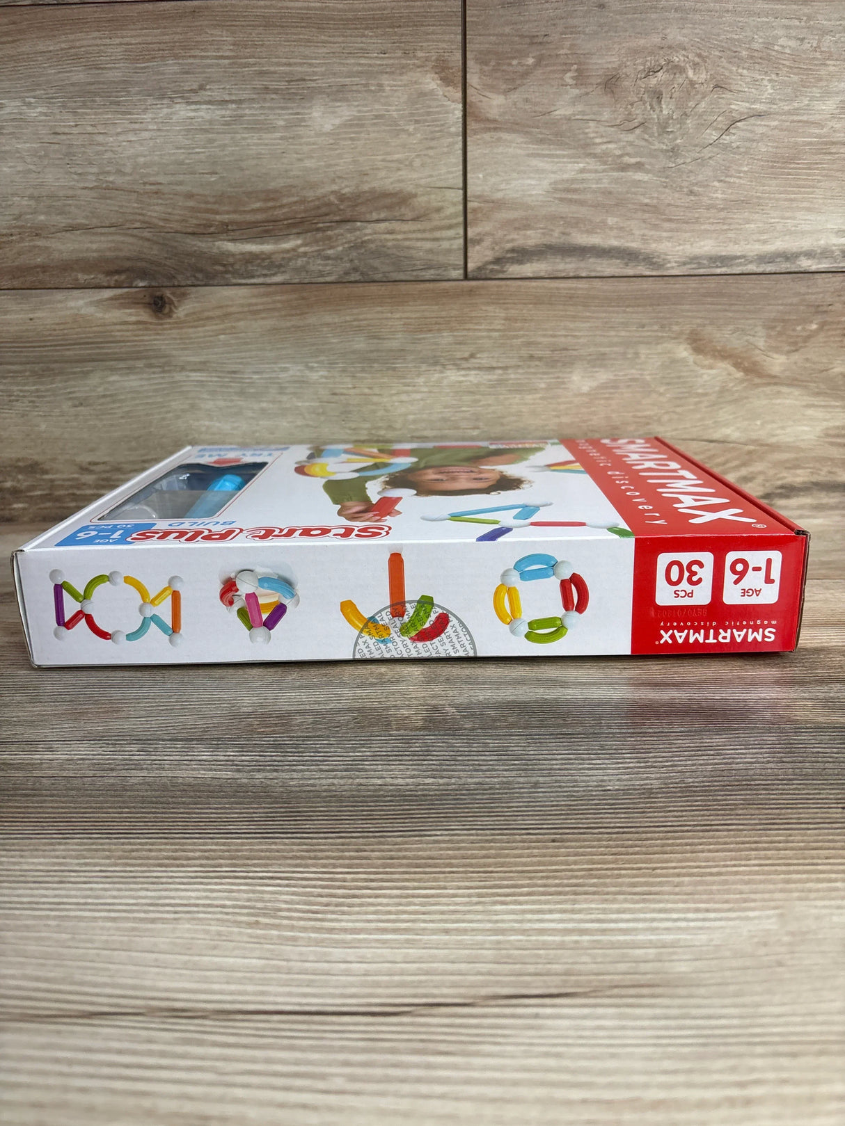 SmartMax colorful magnetic toy set box for ages 1-6, educational building blocks