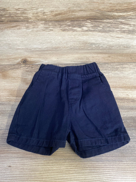 Pull On Shorts Navy sz 3-6m - Me n Mommy To Be