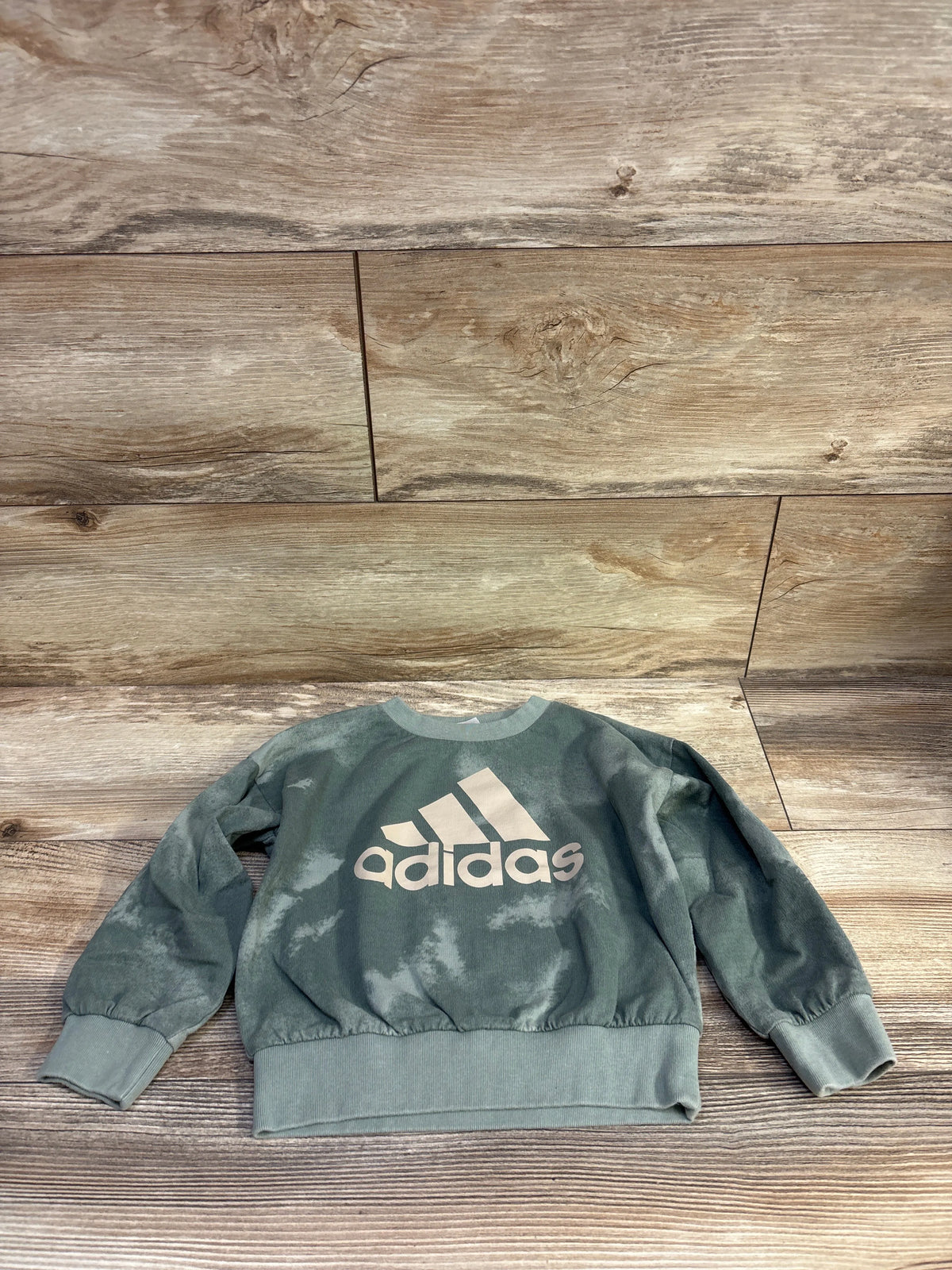 Adidas Pullover Sweatshirt Green sz 2T