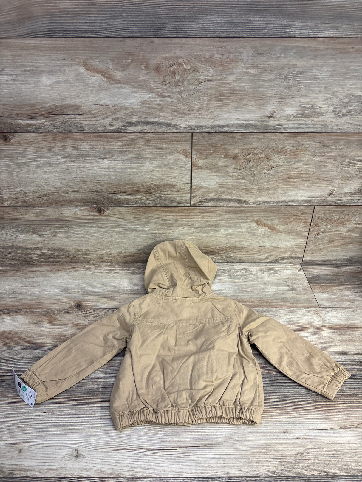 NEW Carter's Canvas Hooded Snap-Up Jacket