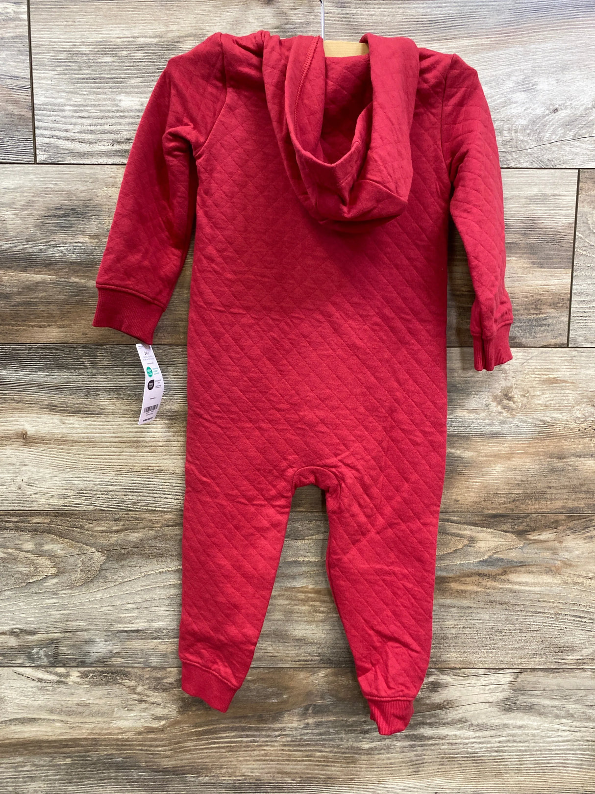 NEW Carter's Champ Textured Hooded Coverall Red sz 24m