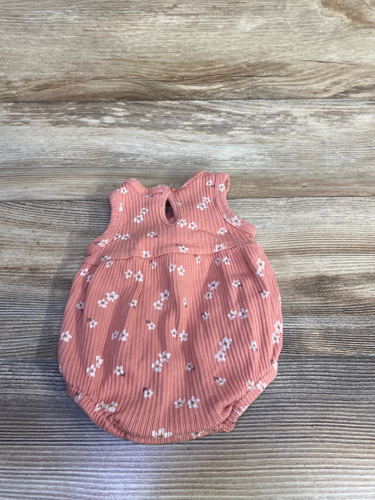 RZ by Rachel Zoe Ribbed Bubble Romper Pink sz 0-3m