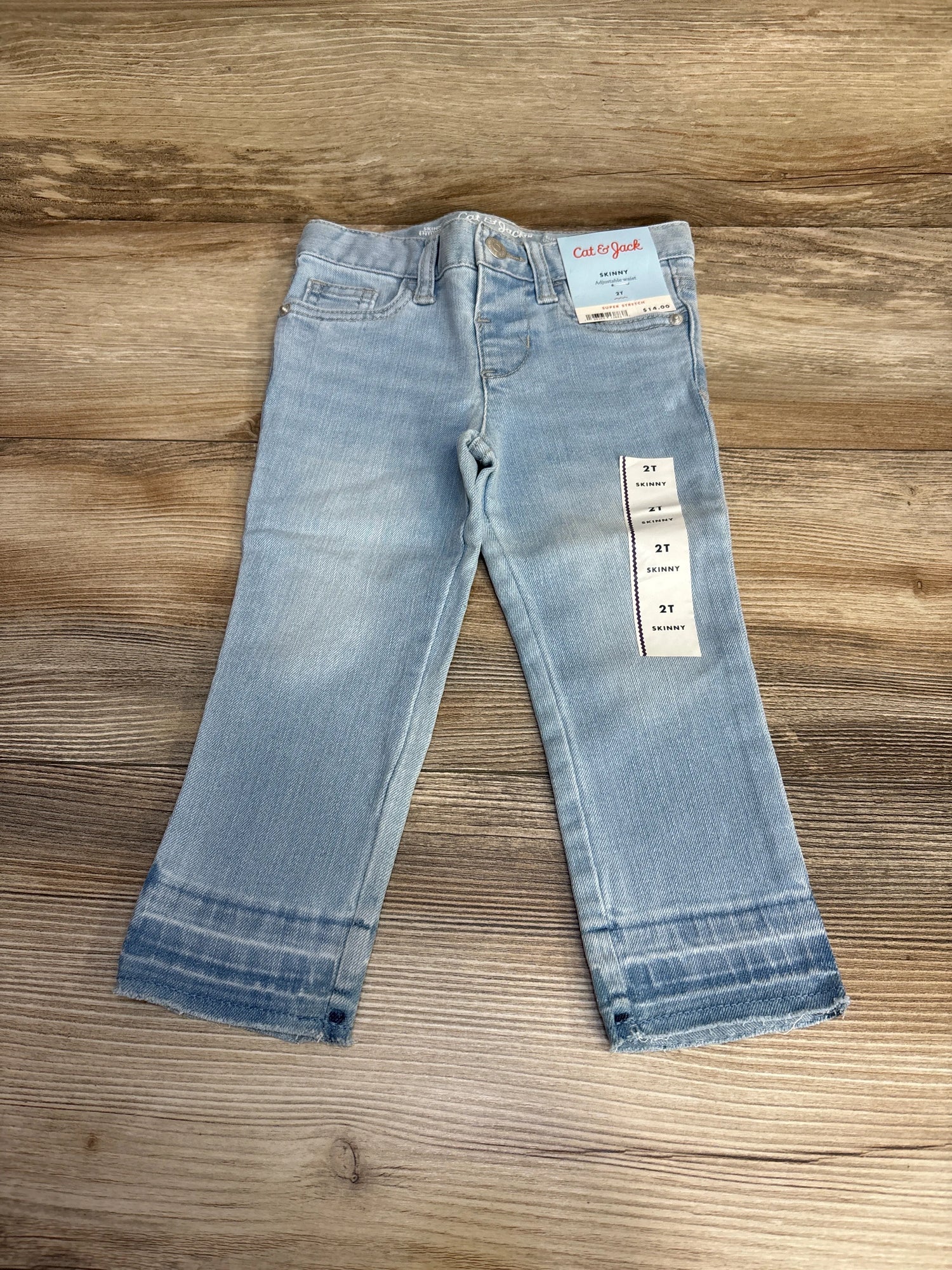 NEW Cat & Jack Skinny Jeans Blue sz 2T - Me n Mommy To Be