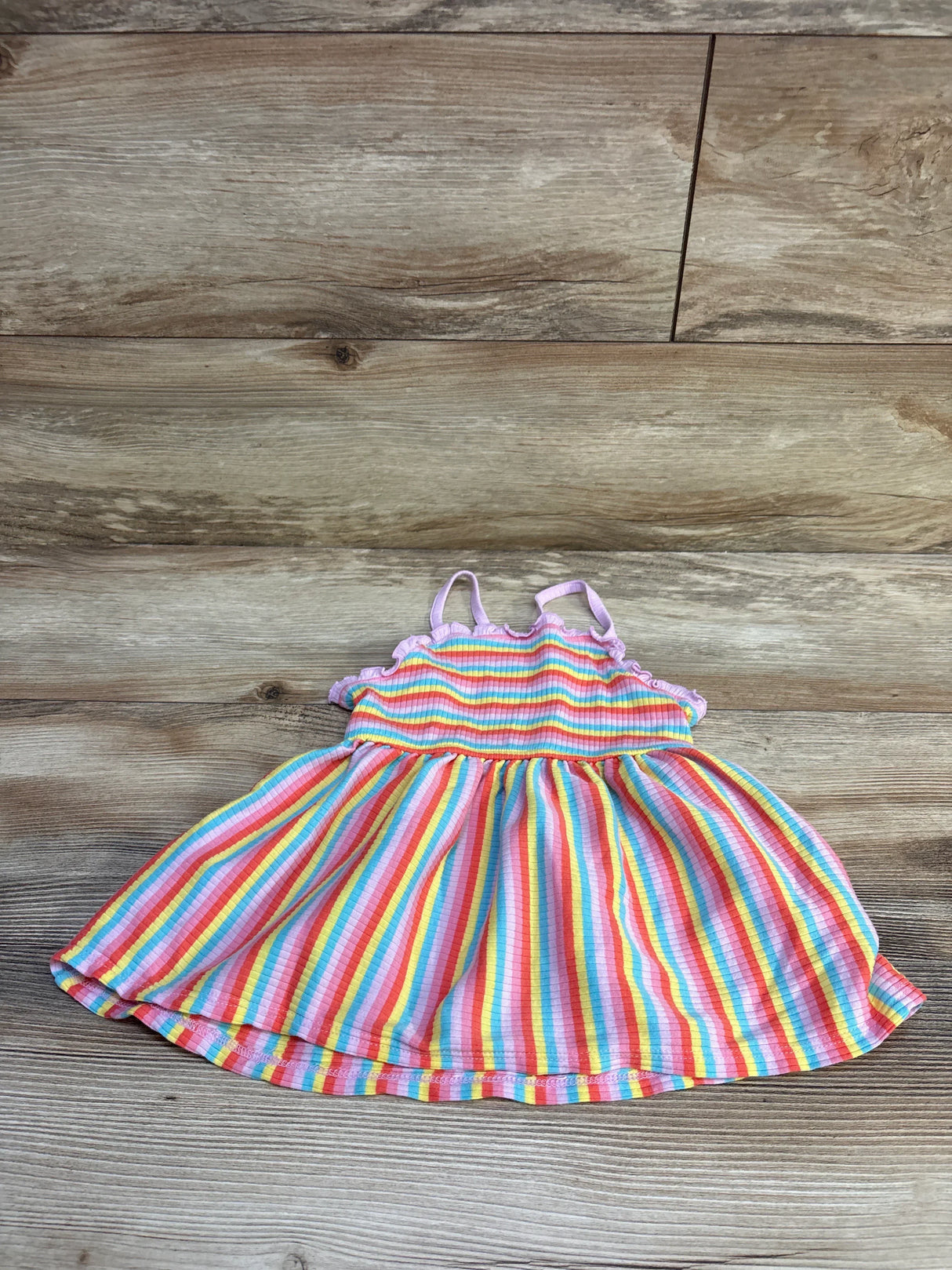 Cat & Jack Ribbed Tank Dress Multicolored sz 18m