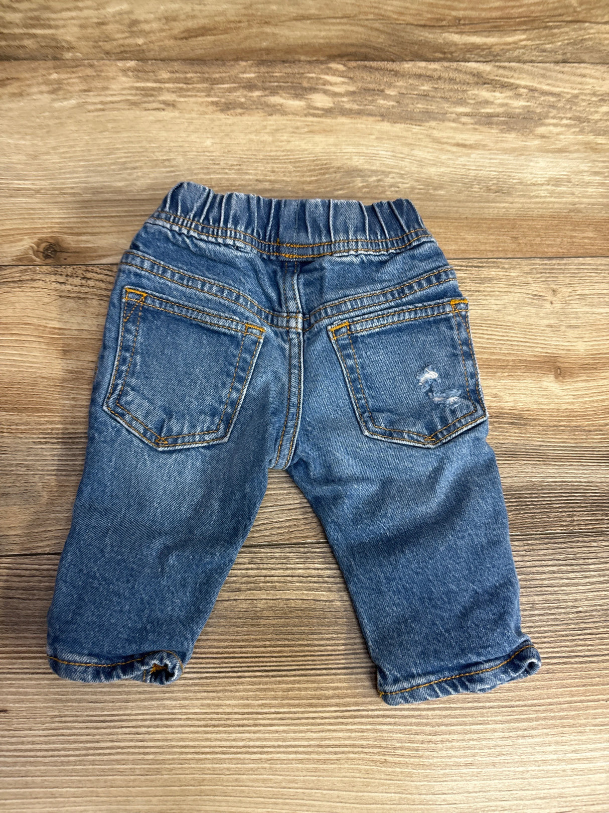 Baby Gap Distressed Denim Jeans Light Blue sz 0-3m