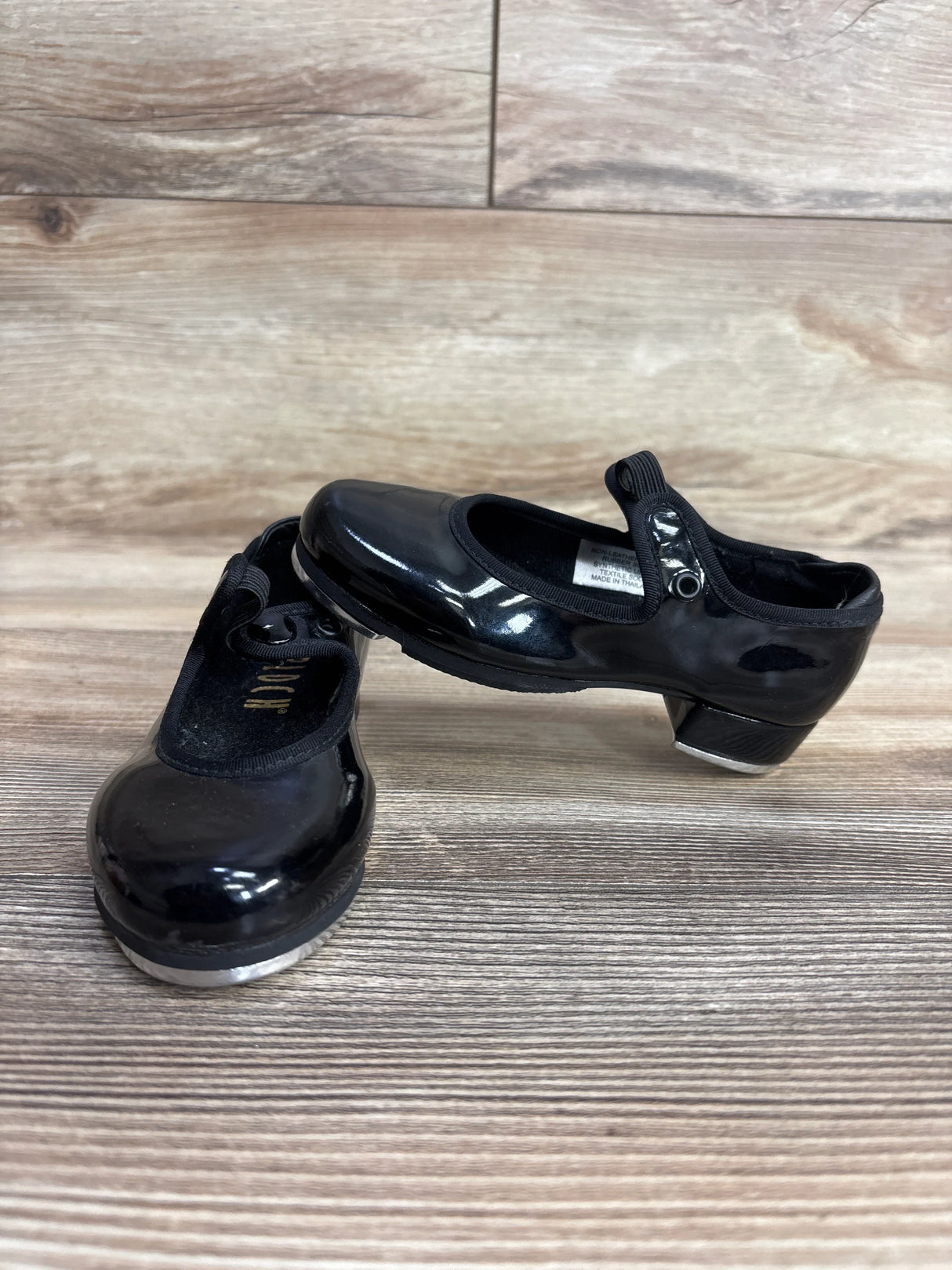 Block Mary Jane Tap Shoes Black sz 8c