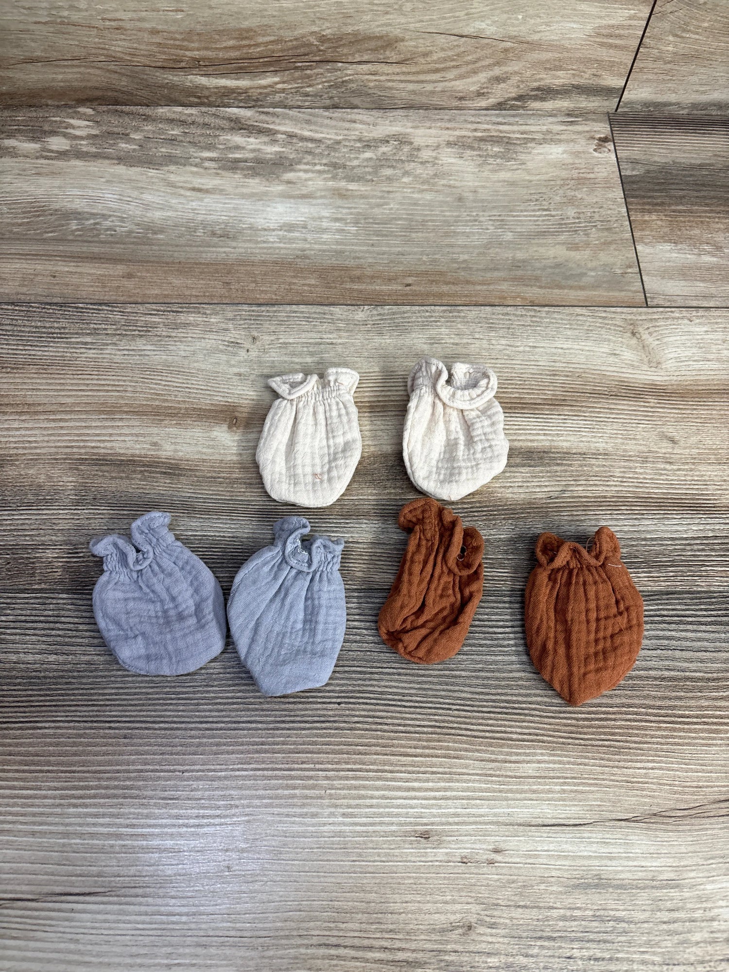 NEW Pro Goleem Muslin Baby Mittens 3pk