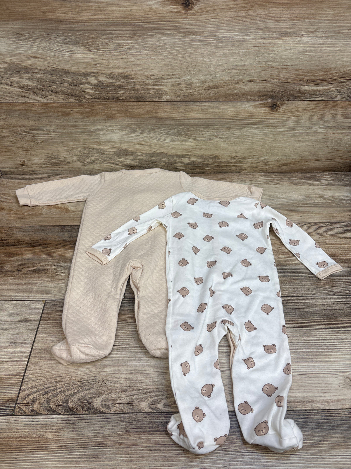 Baby Gear 2pk Bear Sleepers Beige sz 0-3m