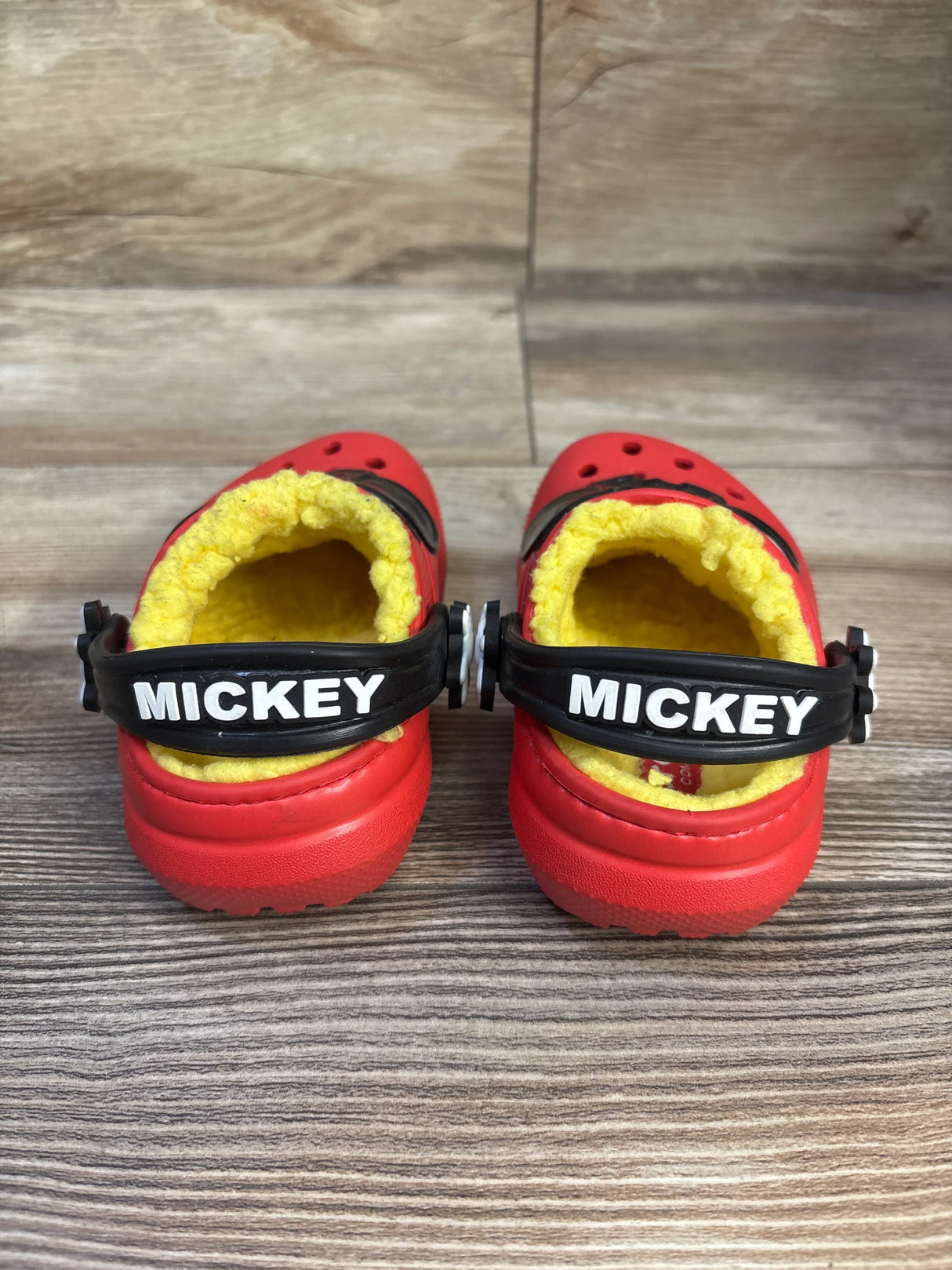 Crocs x Disney Mickey Mouse Lined Clogs Red sz 5c