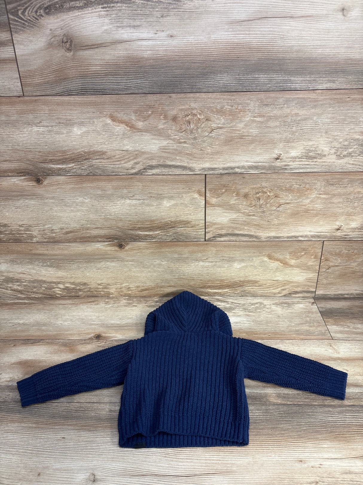 DKNY Hooded Knit Sweatshirt Navy sz 12m