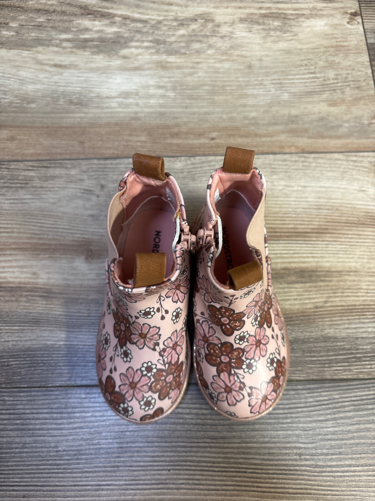 Nordstrom Jaymes Chelsea Boot In Pink Lotus Multi Floral sz 7c