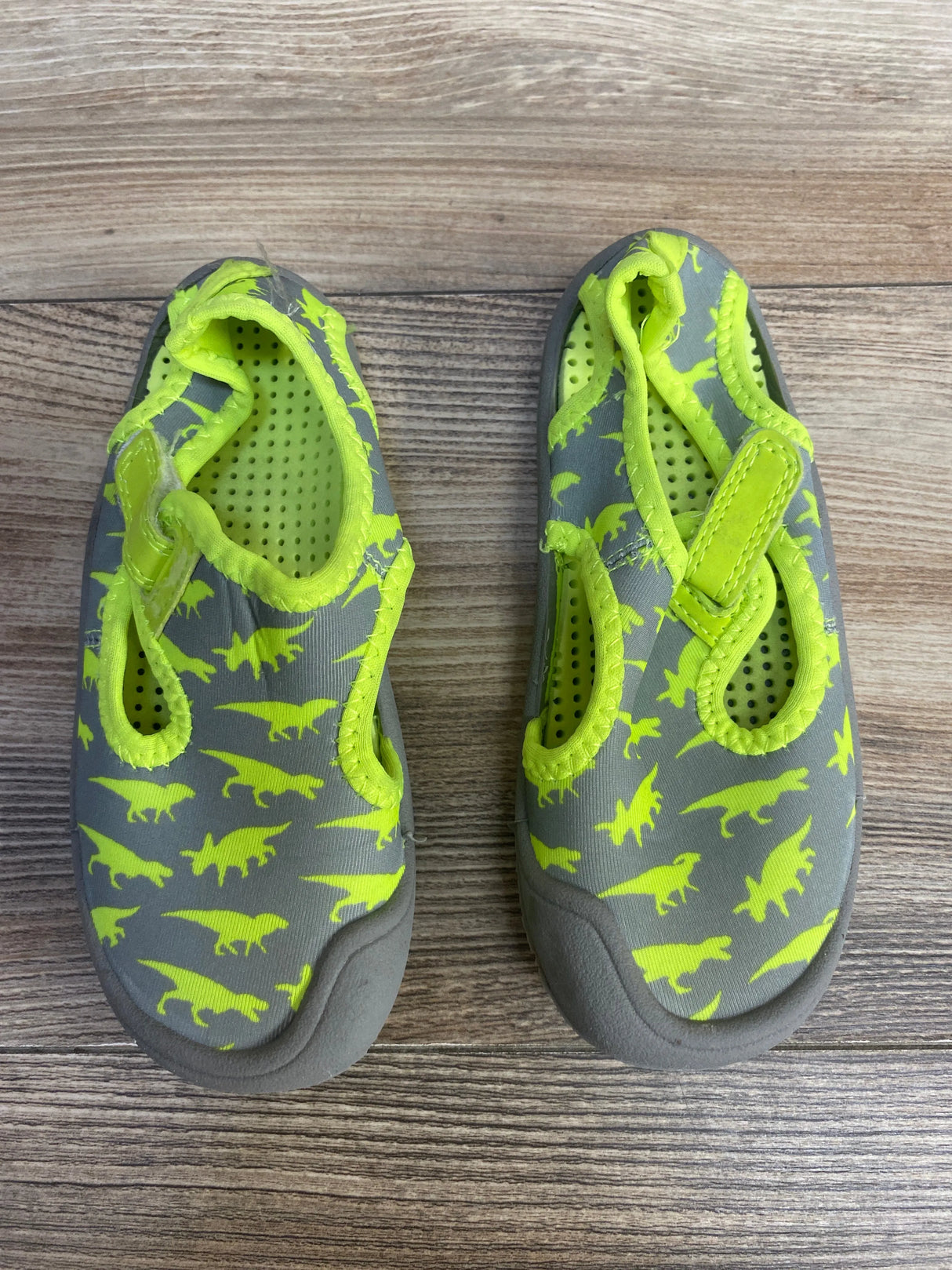 Athletic Works Water Shoes Grey Dino sz 9/10c - Me n Mommy To Be