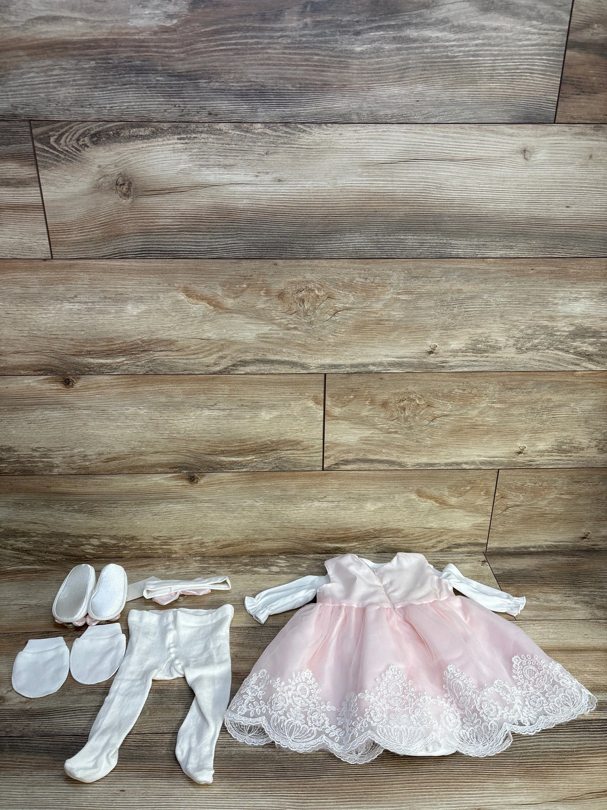 NEW TF Tafyy 6pc Dress Set Pink sz 3-6m