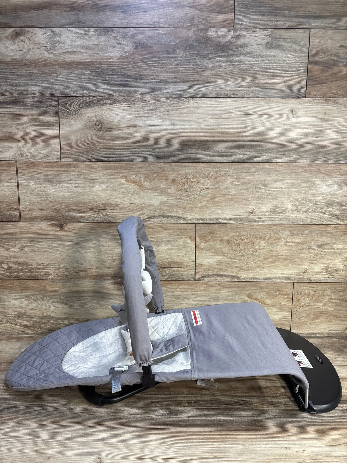 HKAI Portable Baby Bouncer, Grey