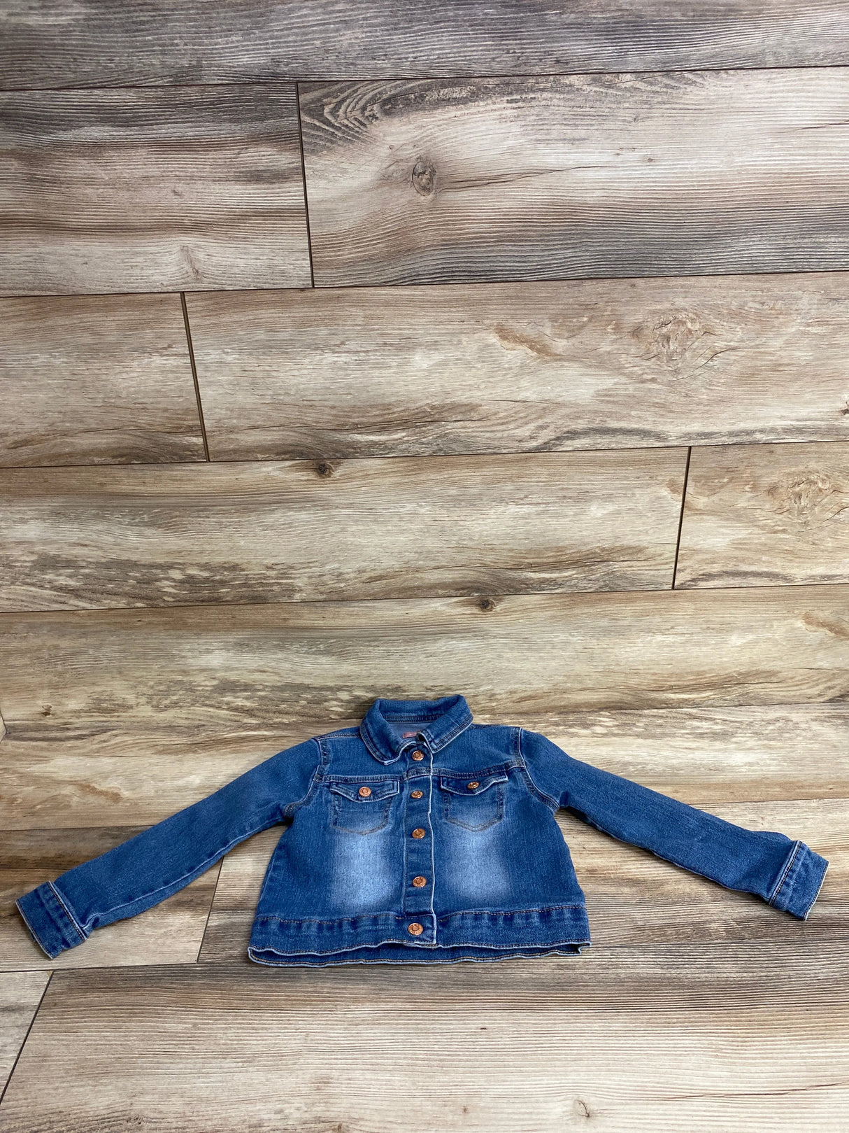 BCBG Denim Button Up Jacket Blue sz 5T