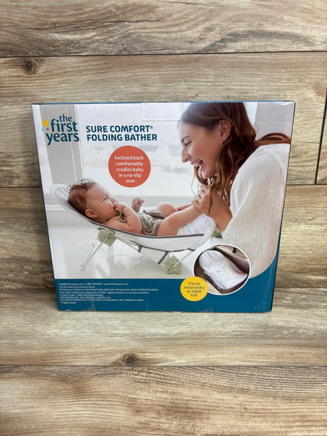 NEW The First Years Sure Comfort Folding Baby Bather - Me n Mommy To Be