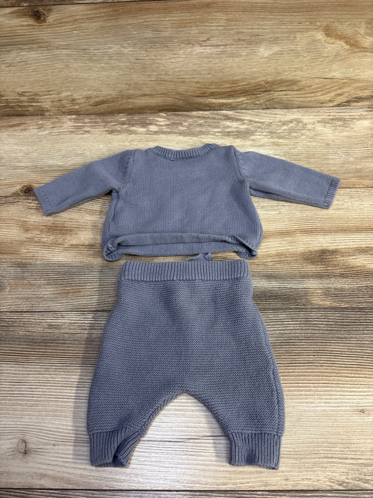 Just One You 2pc Knit Shirt & Pants Set Blue sz Newborn