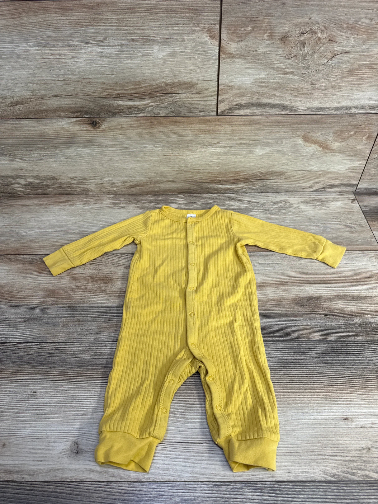 Modern Moments Ribbed Coverall Yellow 3-6m