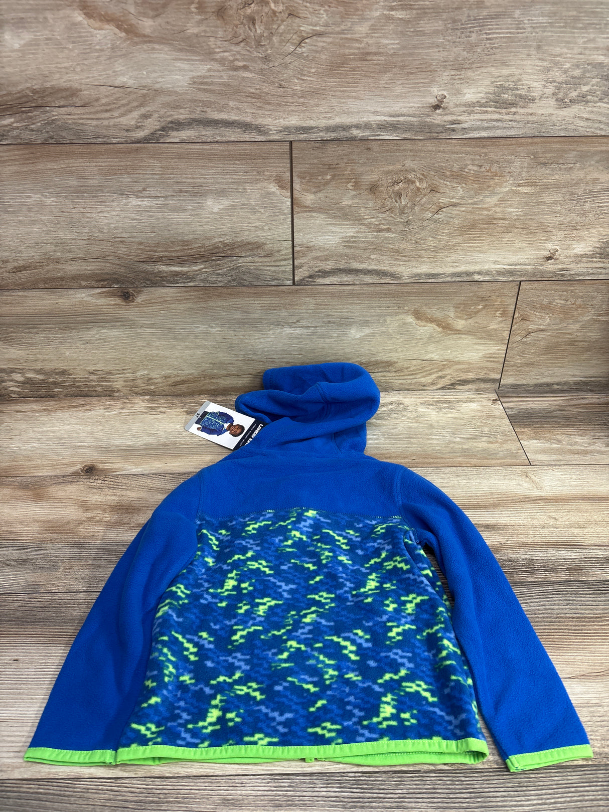 NEW Lands' End Full-Zip Fleece Jacket Blue sz 3T