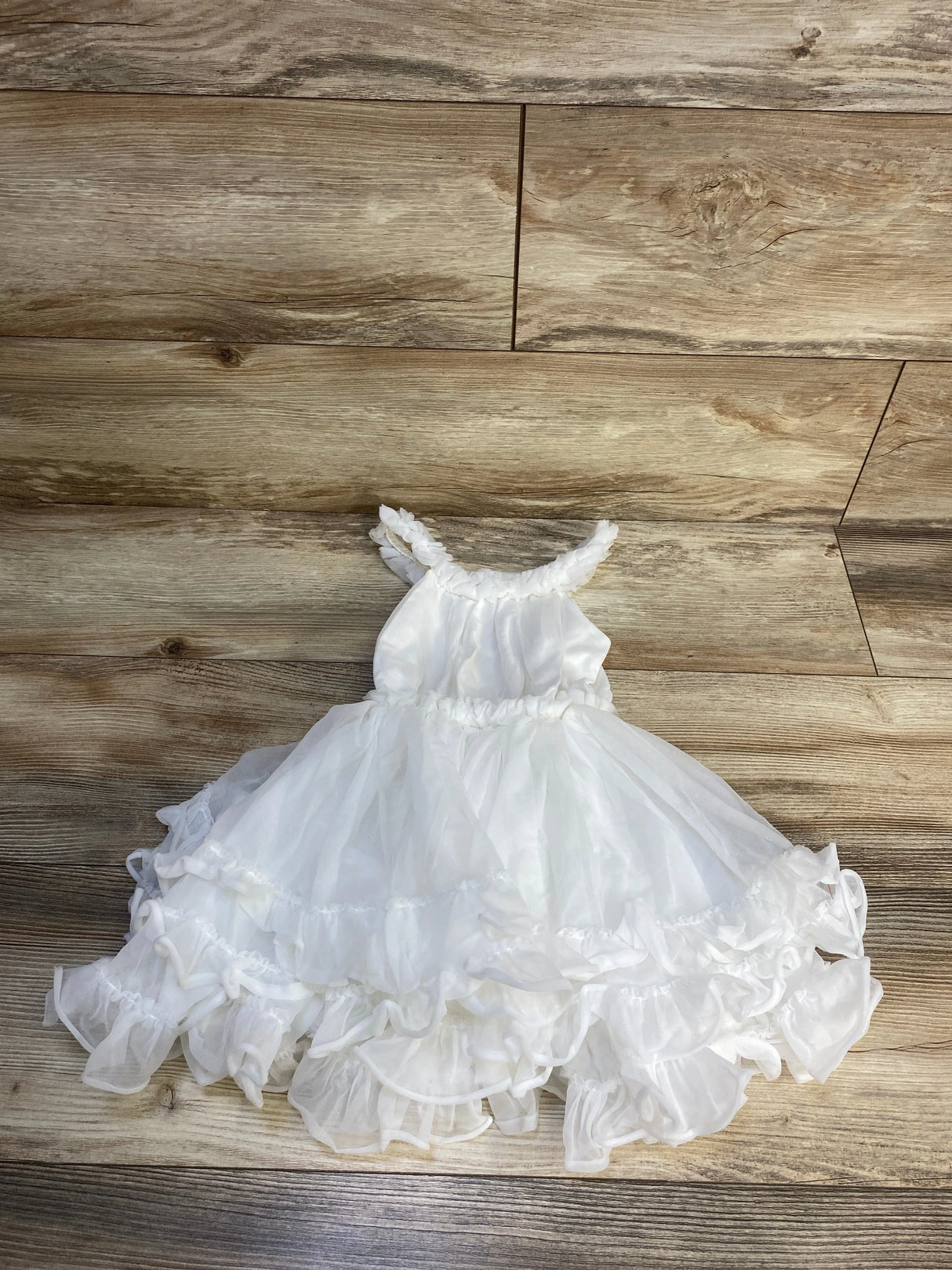 Dolly Tulle Ruffled Dress White sz 4T-6