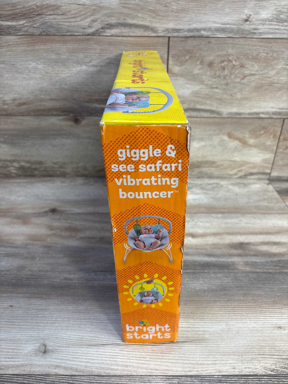 NEW Bright Starts Giggle & See Safari Vibrating Bouncer - Me n Mommy To Be