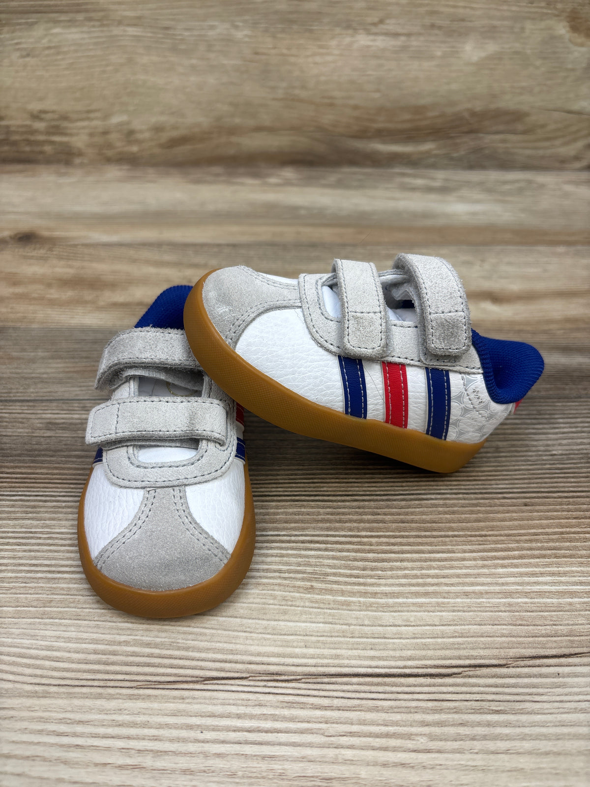 Adidas VL Court 3.0 Hook & Loop Sneakers White sz 5c*