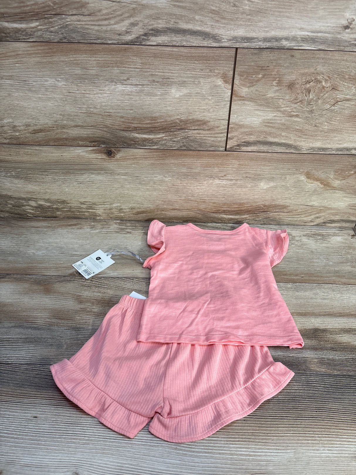 NEW Cloud Island 2pc Shirt & Shorts Set Pink sz 18m