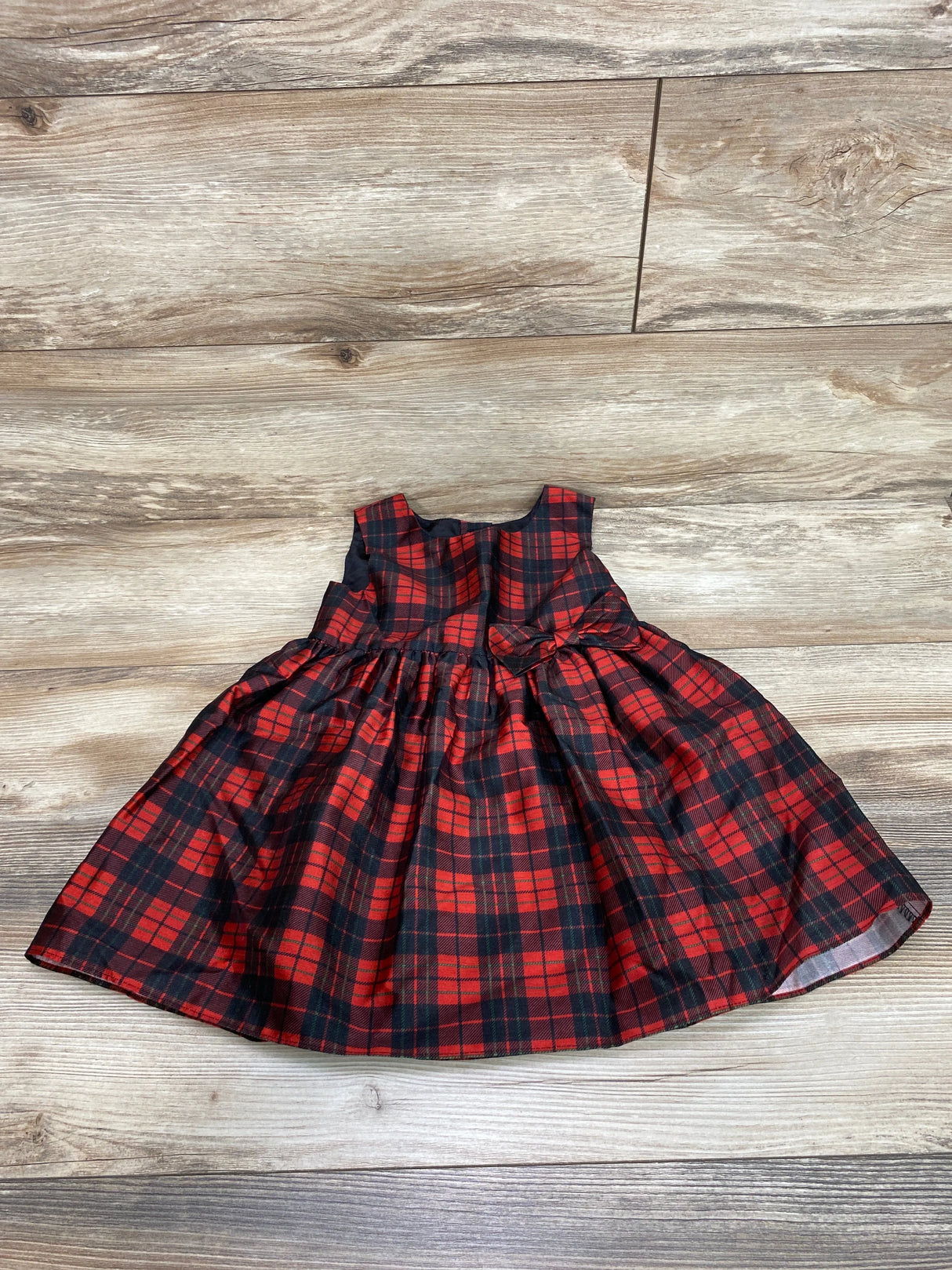 Reina Plaid Dress Red sz 4T - Me n Mommy To Be