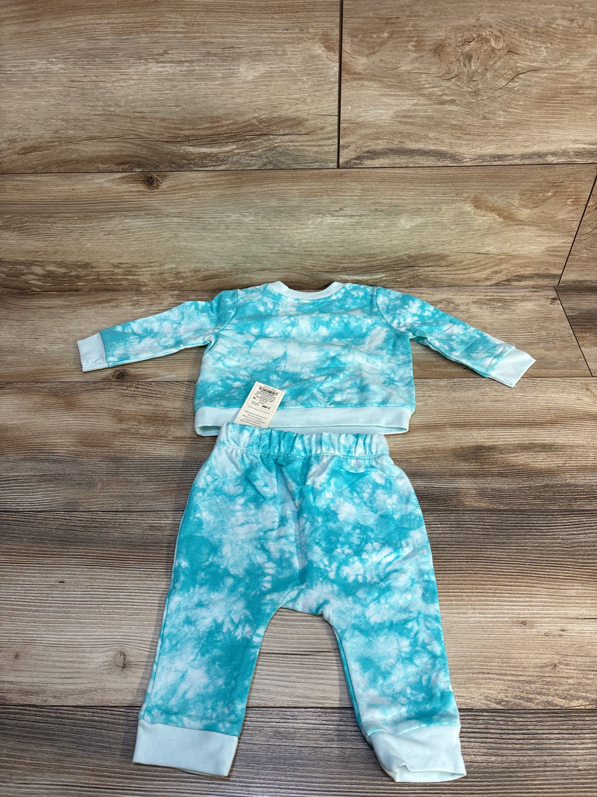 NEW Cat & Jack 2pc Tie-Dye Sweatshirt & Joggers Set Blue sz 3-6m