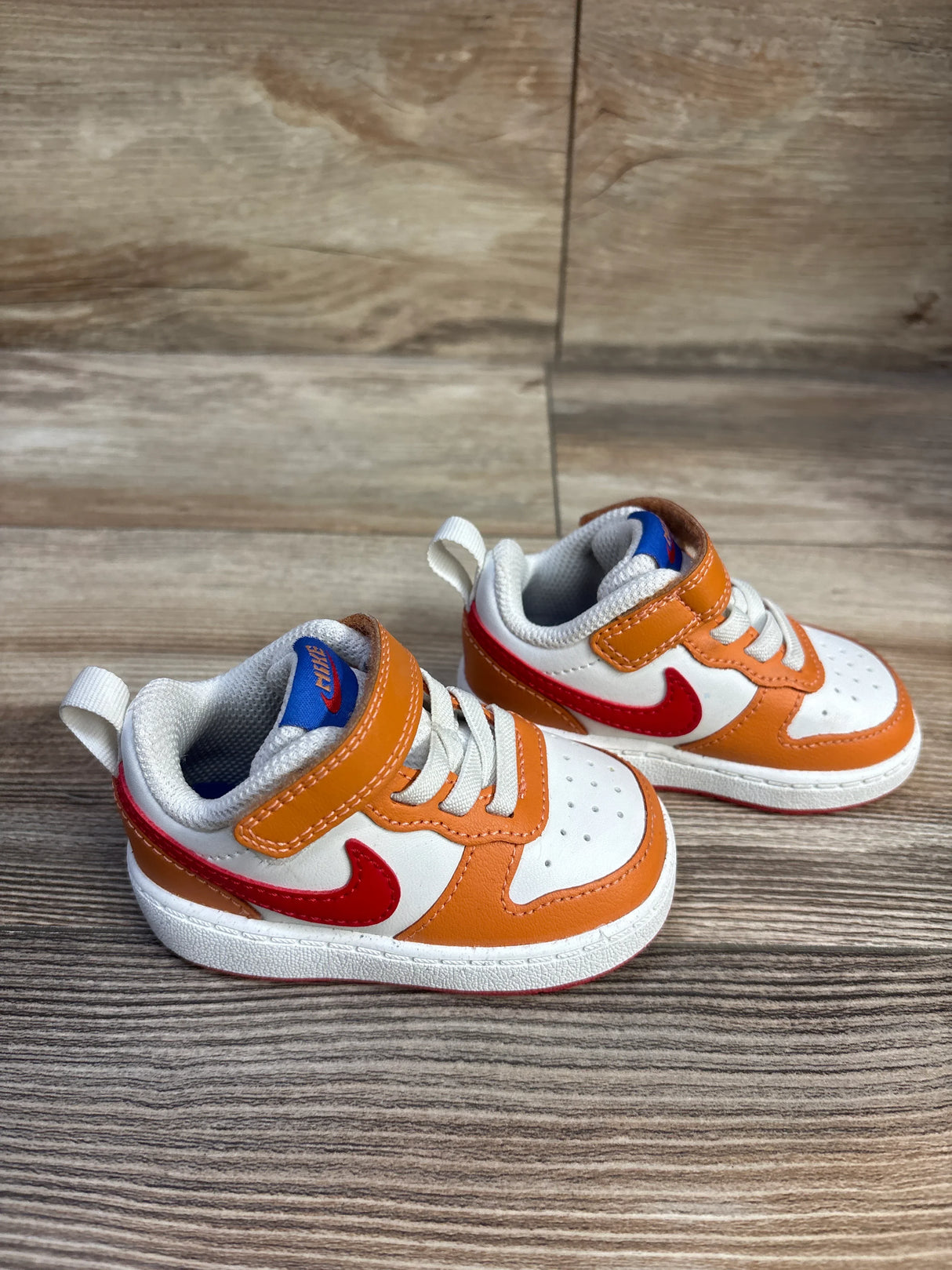 Nike Court Borough Low 2 TD 'Sail Hot Curry' Sneakers sz 4c