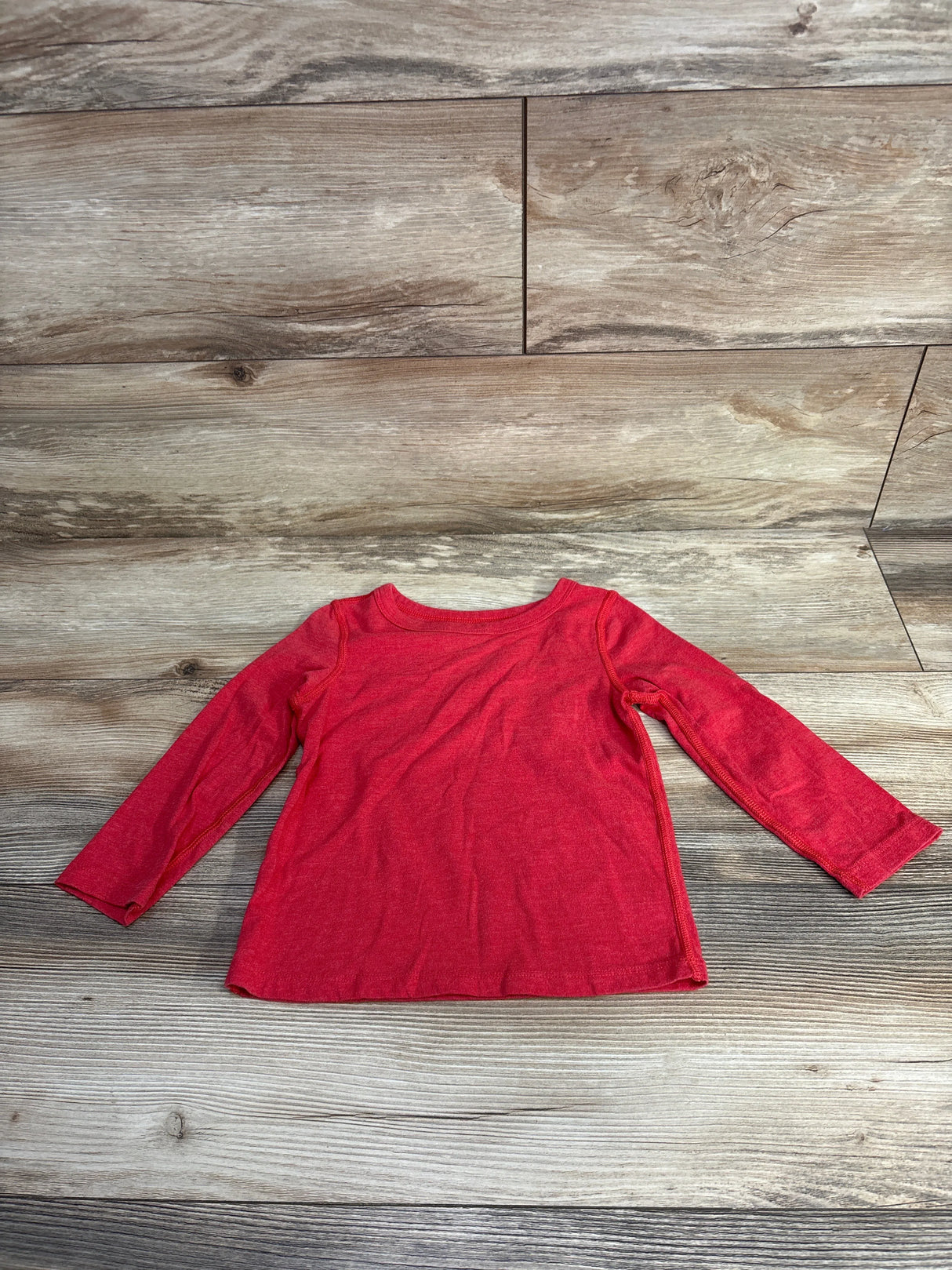 Cat & Jack Long Sleeve Shirt Red sz 3T